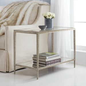Modern History - Sculpture Side Table - Ant. Aluminum - MH998F04