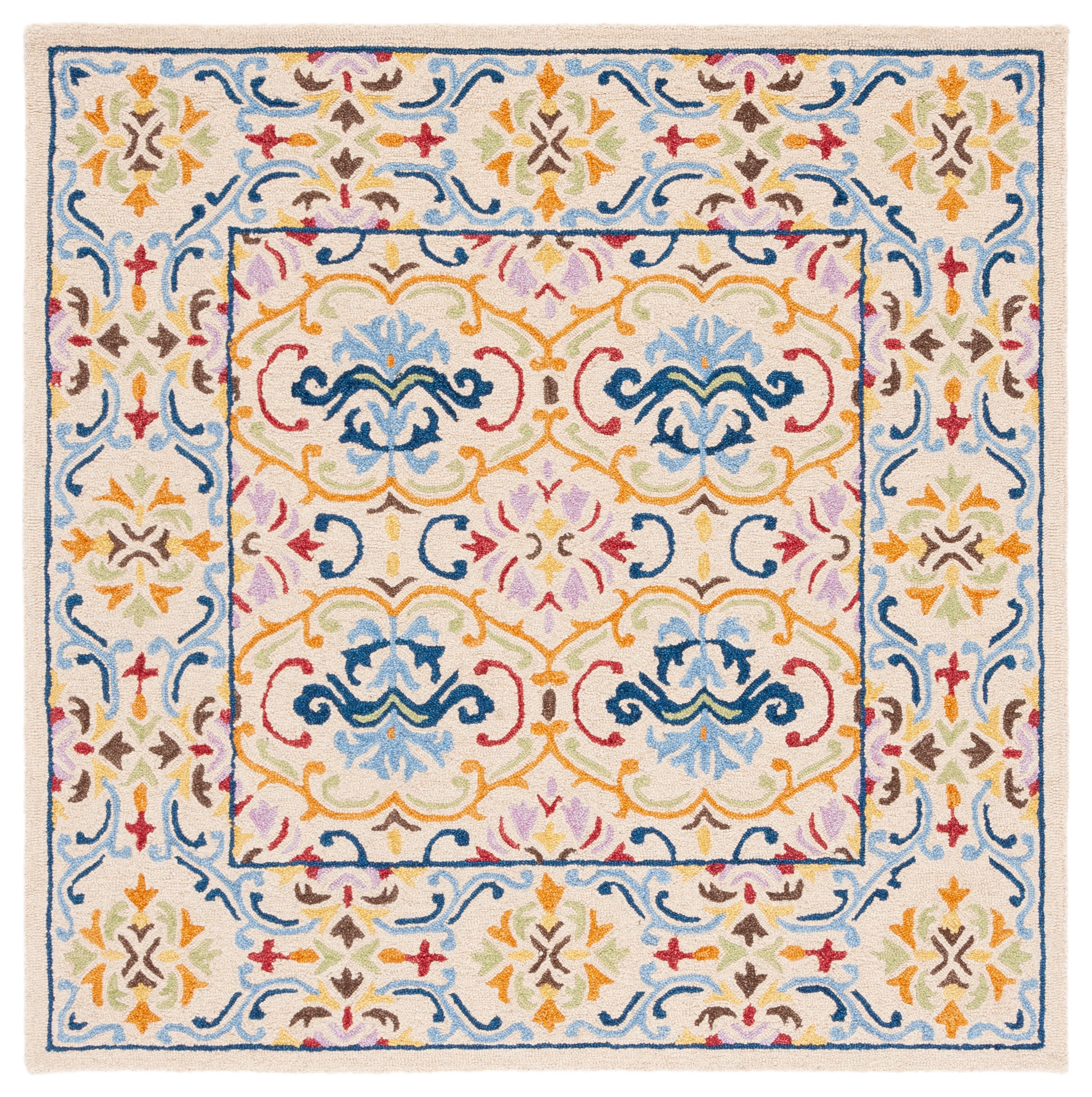 BEIGE / BLUE