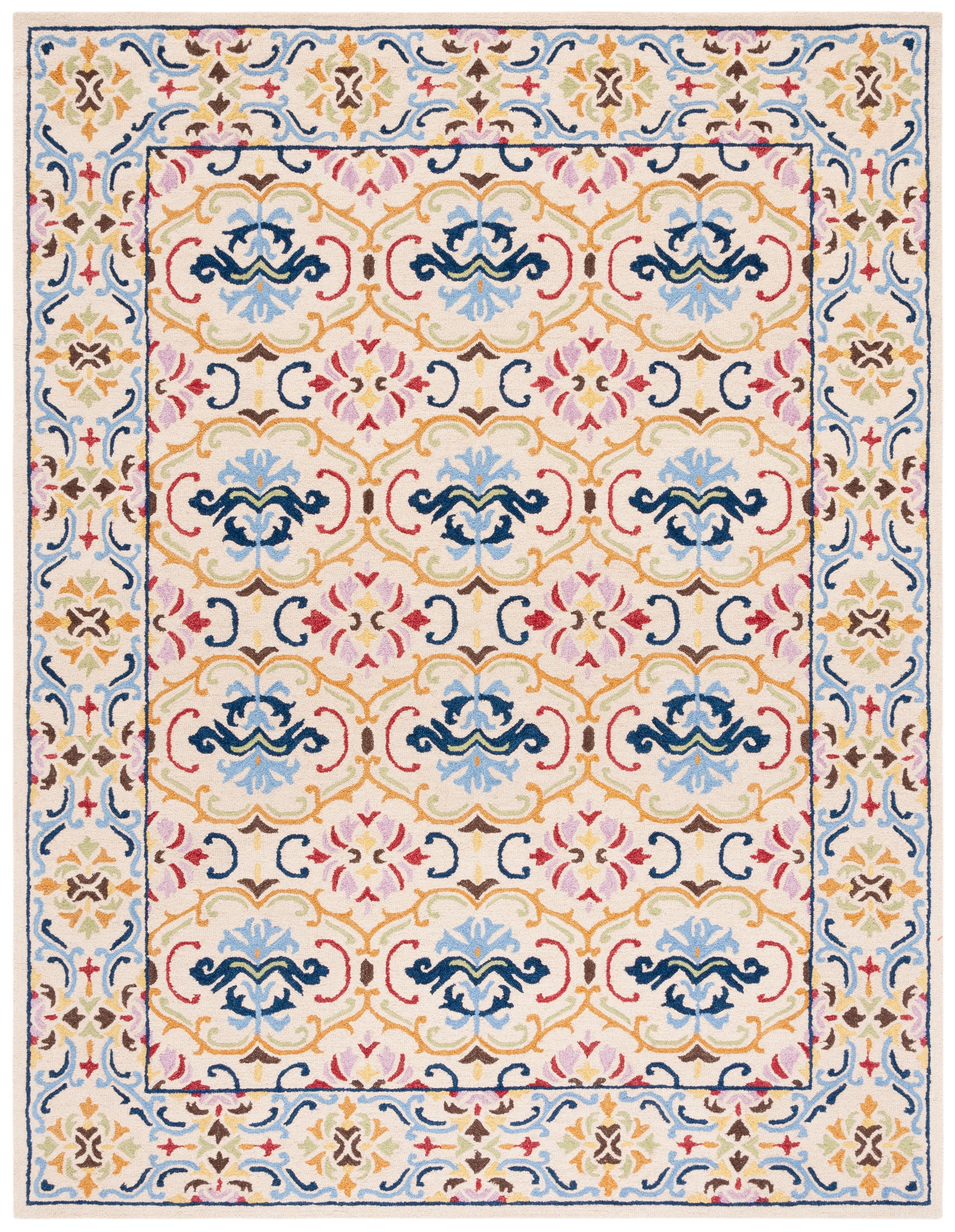 BEIGE / BLUE