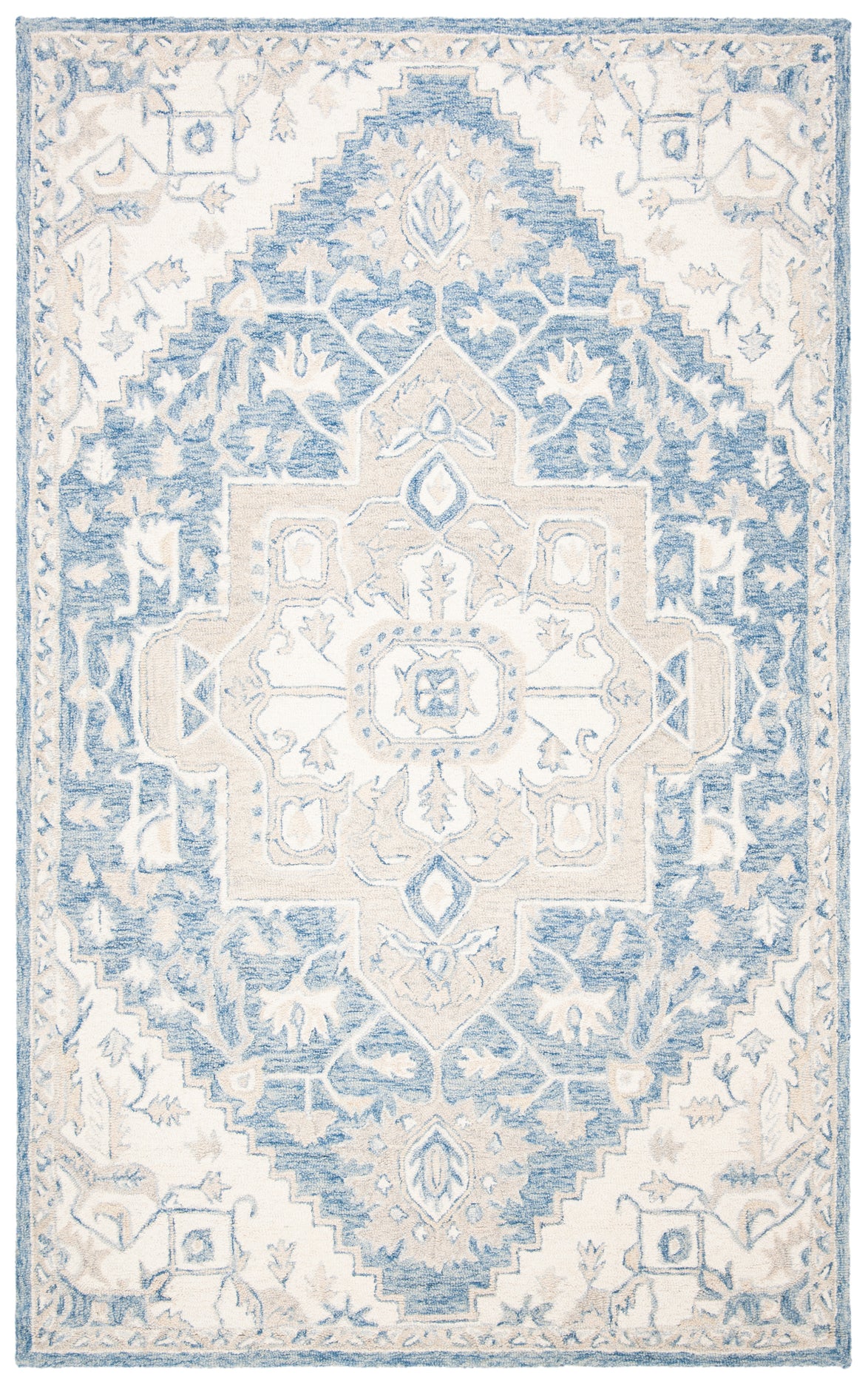 BLUE / IVORY