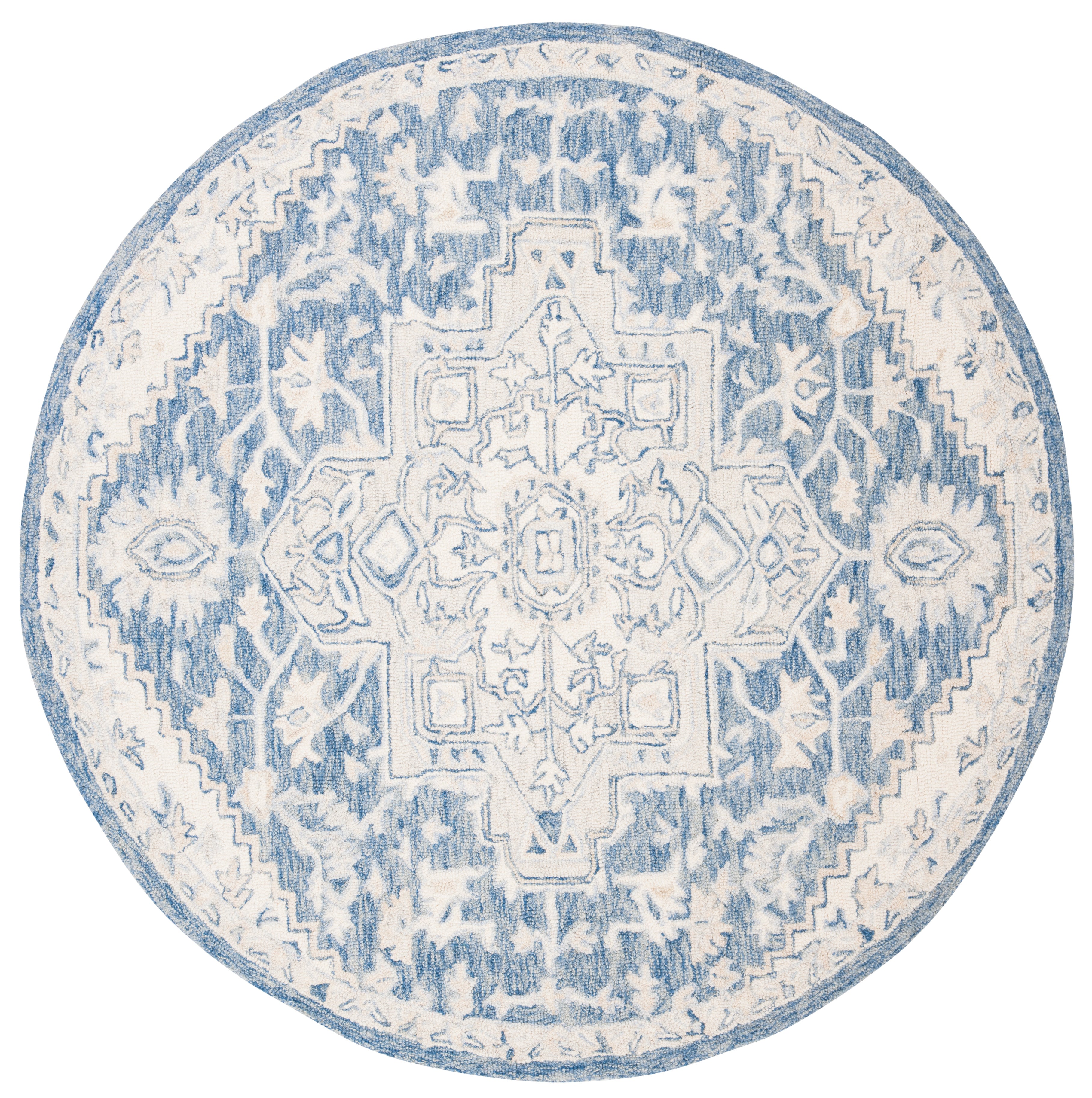 BLUE / IVORY