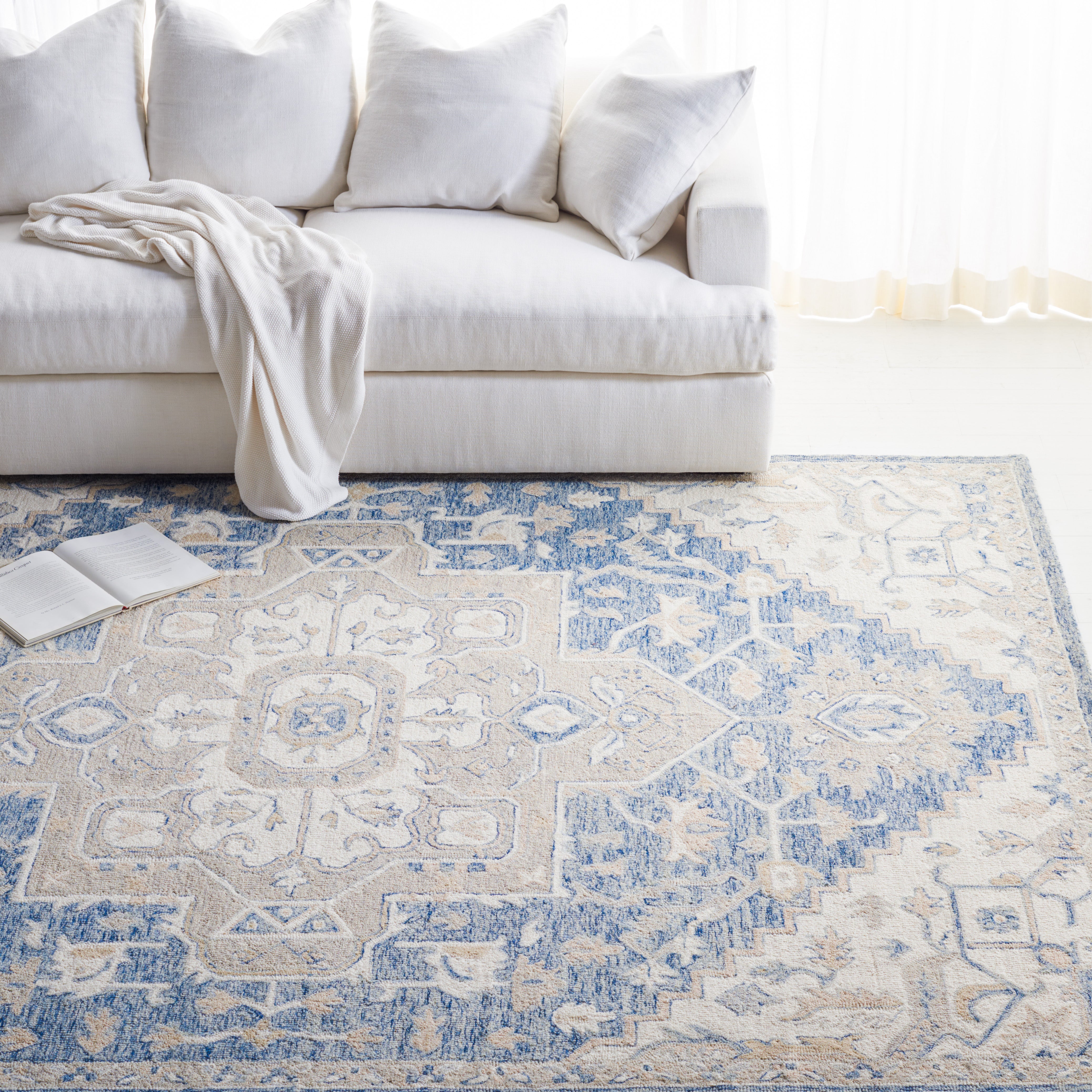 BLUE / IVORY