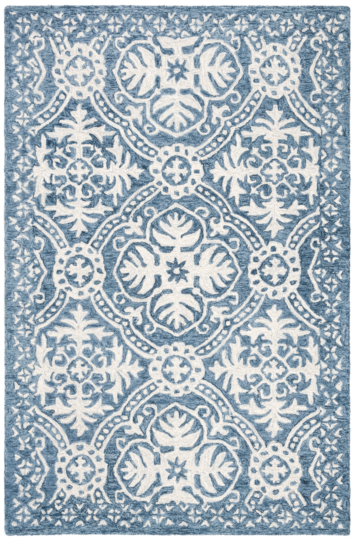 BLUE / IVORY
