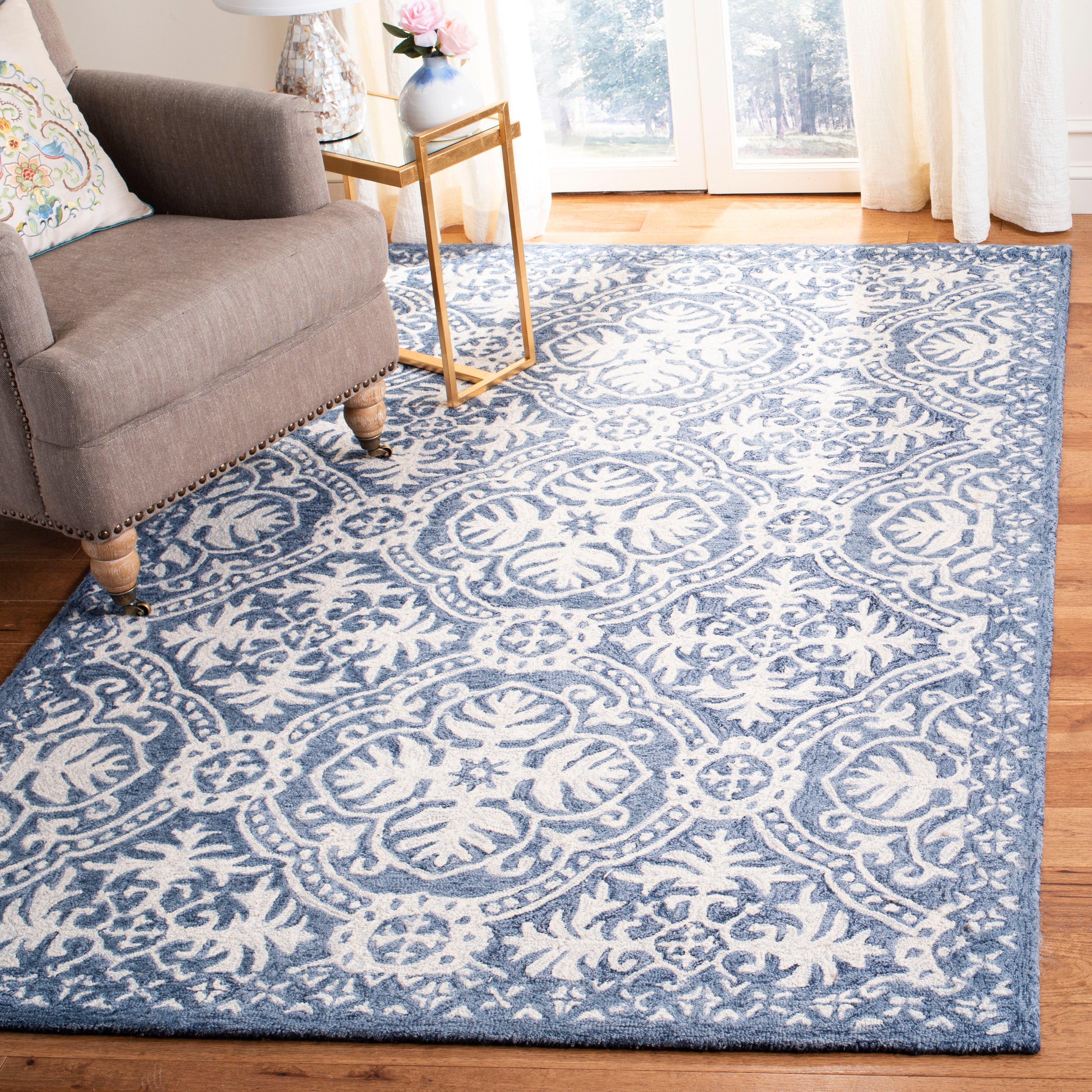 BLUE / IVORY