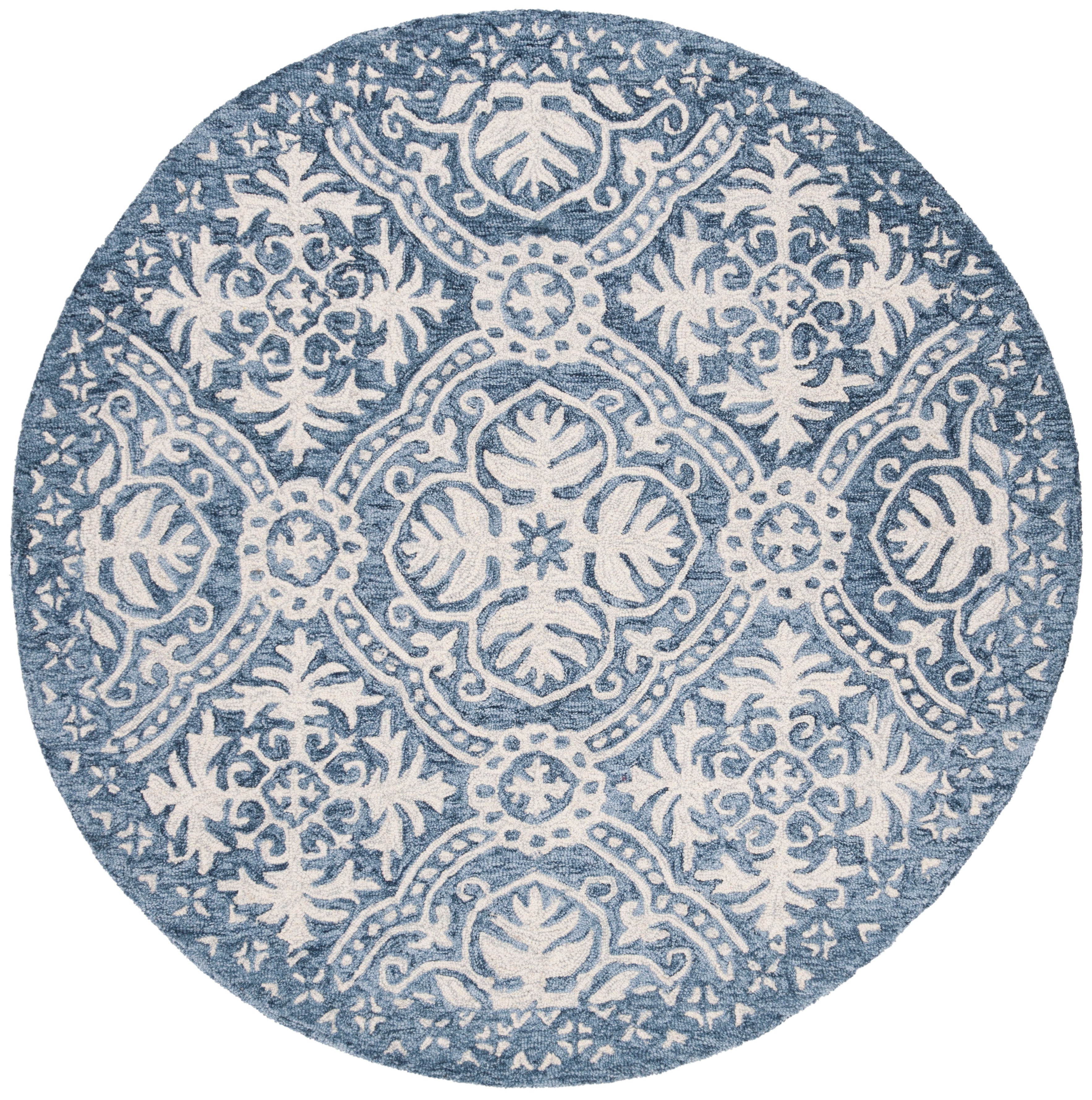BLUE / IVORY