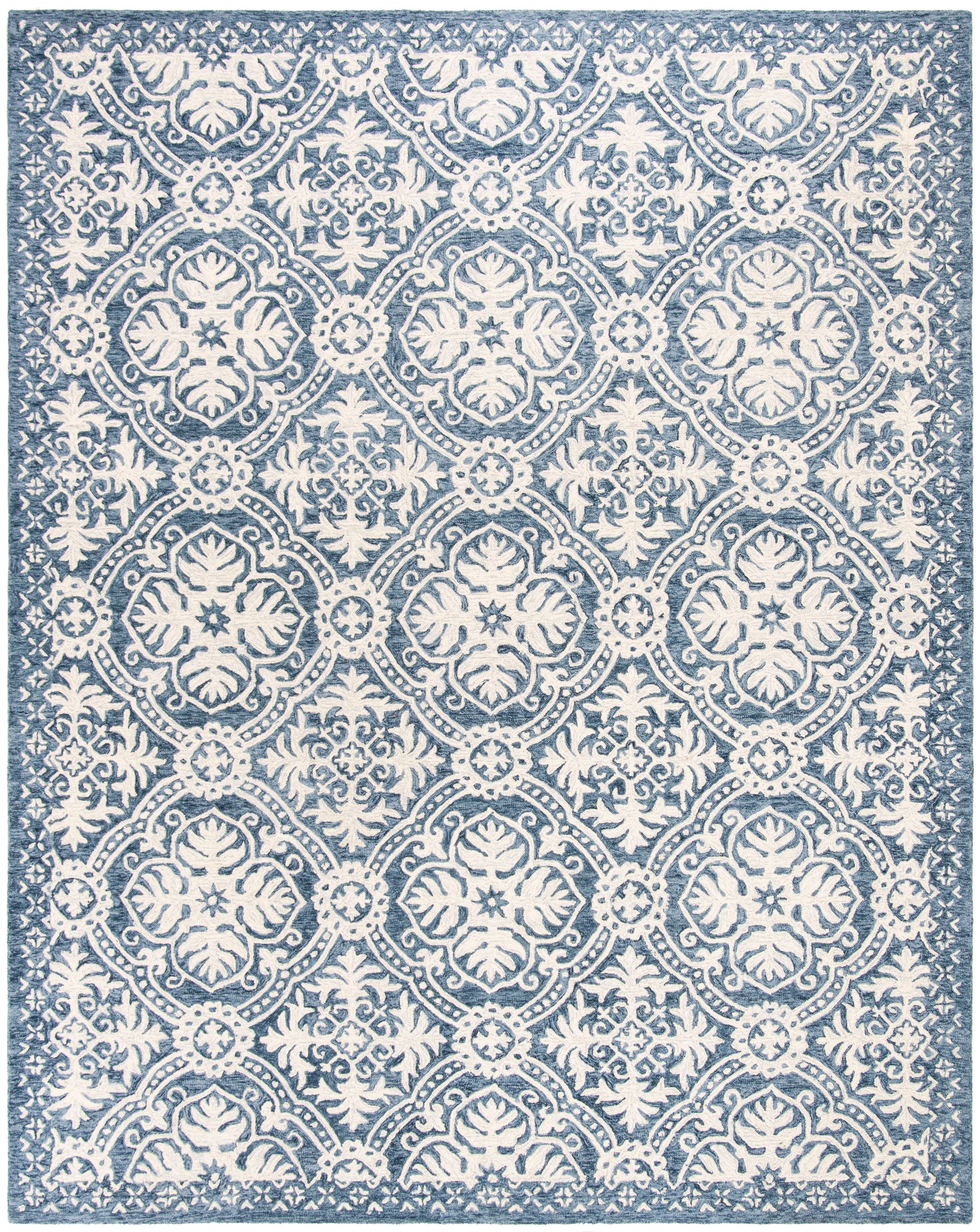 BLUE / IVORY