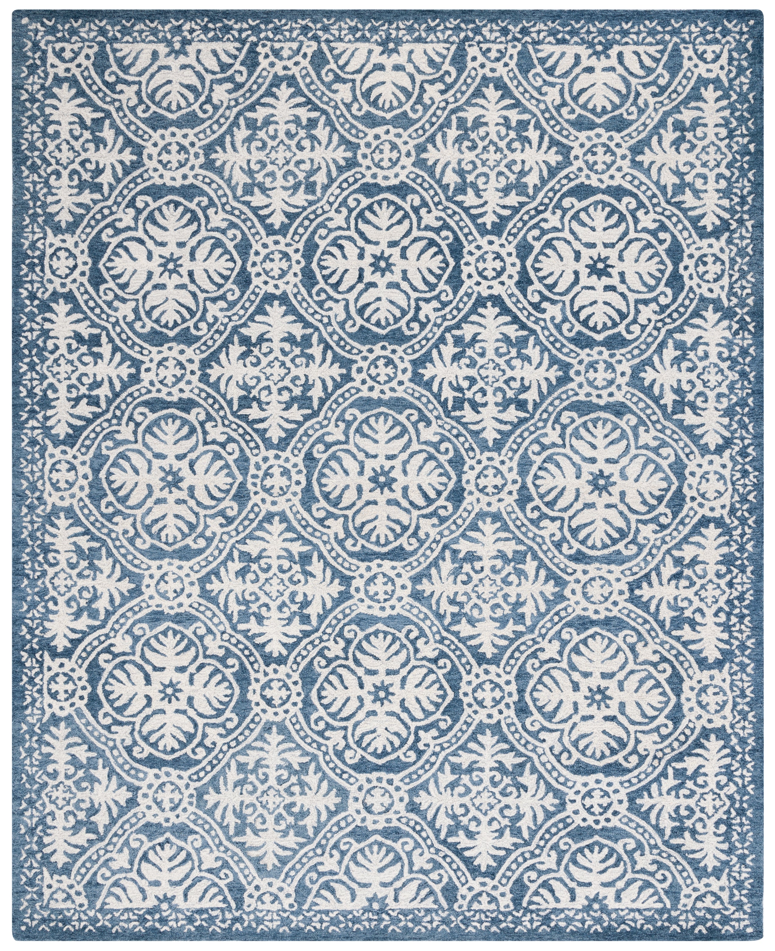 BLUE / IVORY