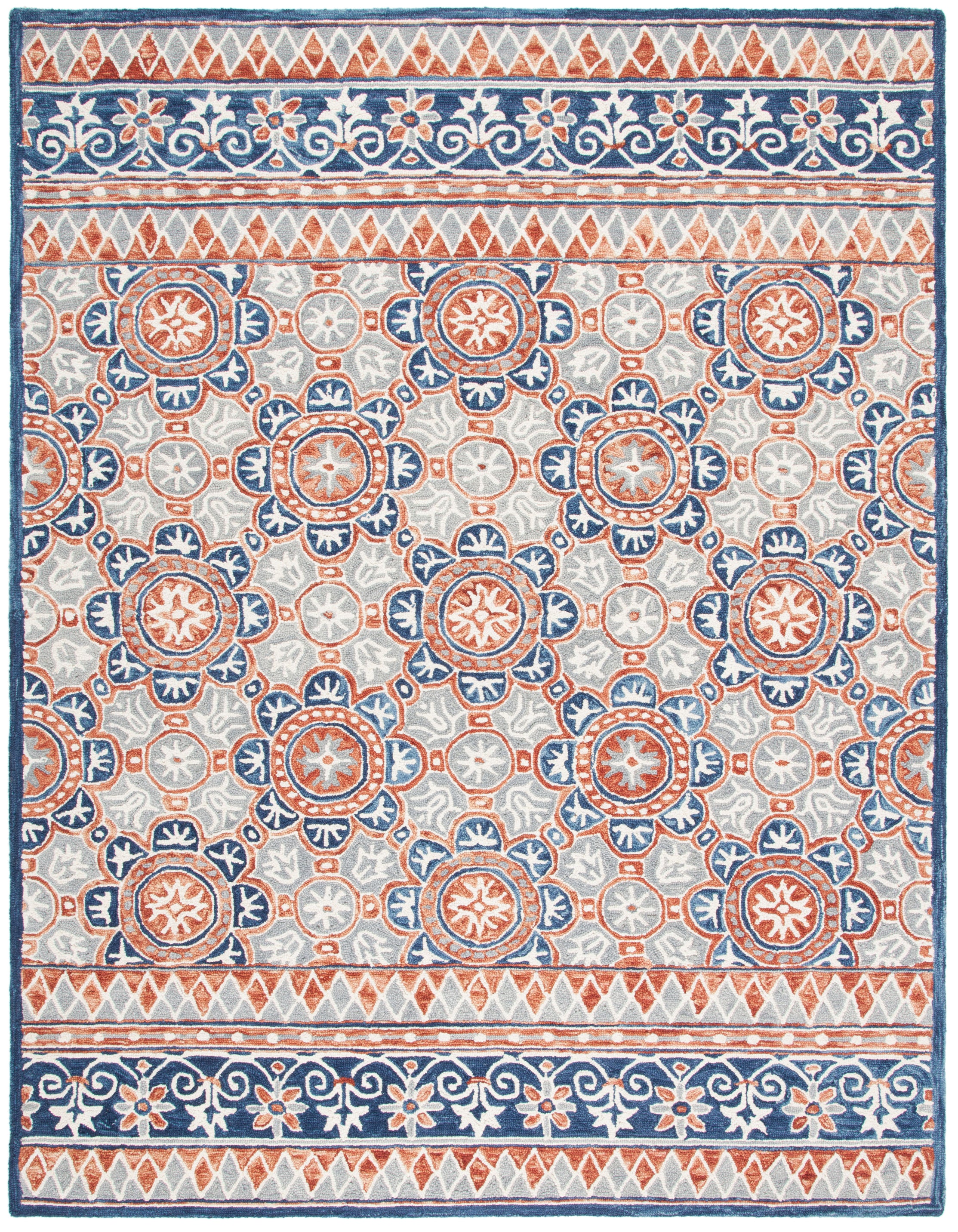 BROWN / BLUE