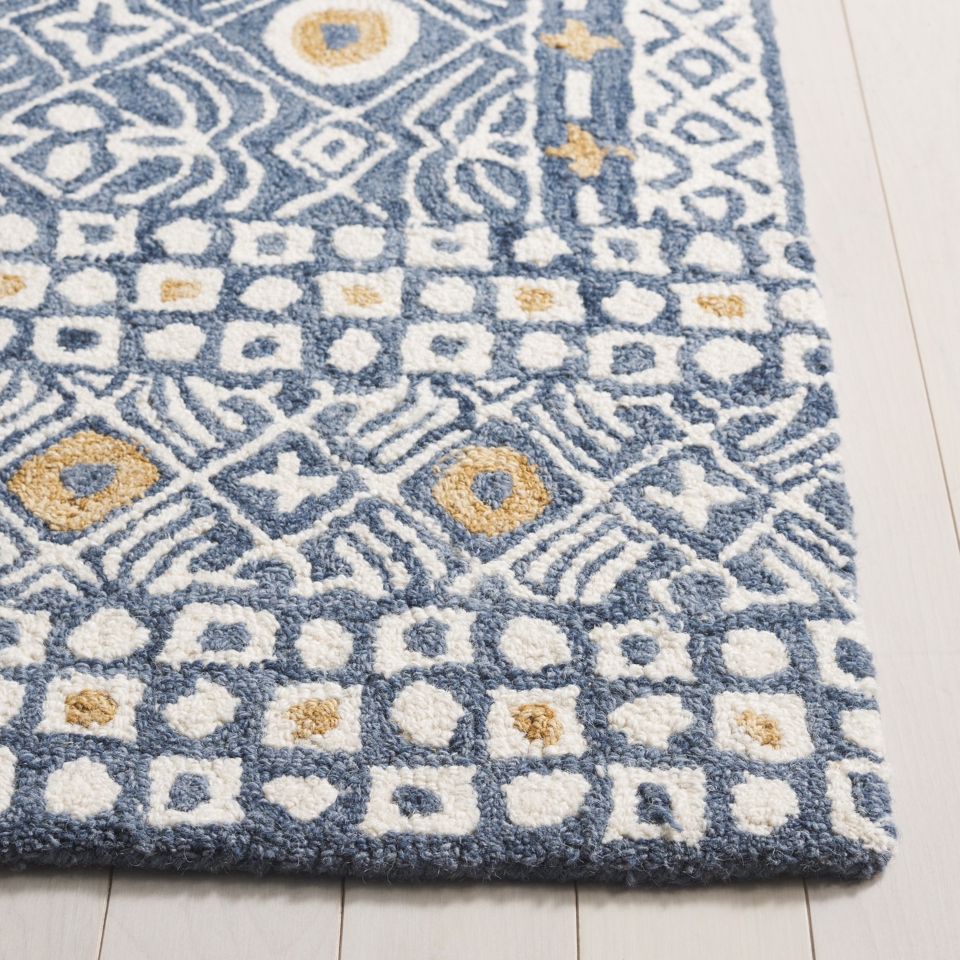 BLUE / IVORY