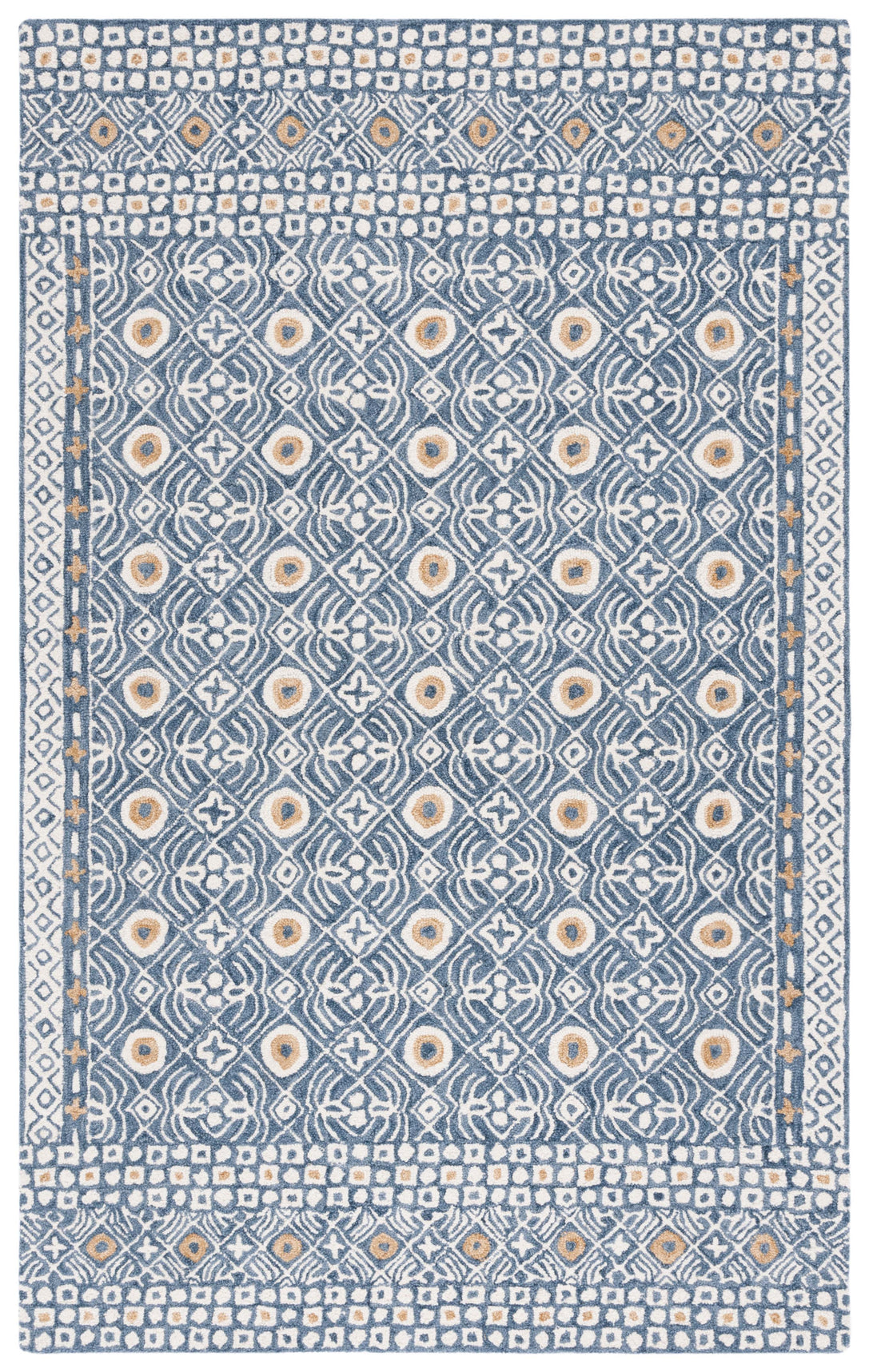 BLUE / IVORY