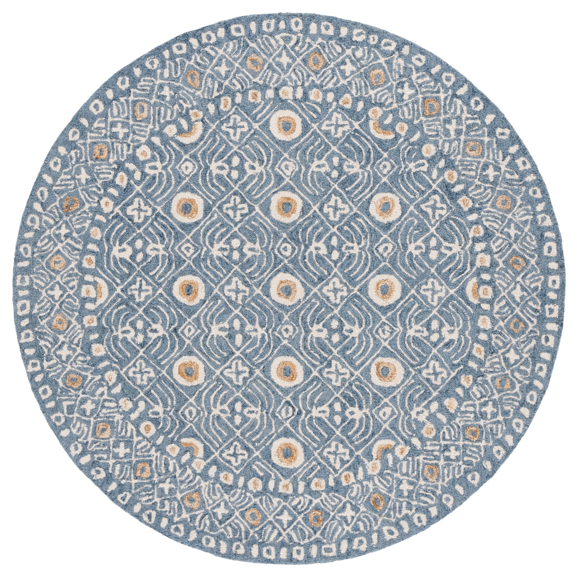 BLUE / IVORY