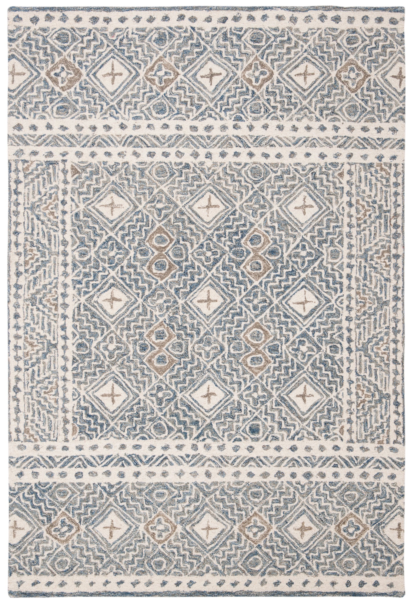 BLUE / IVORY