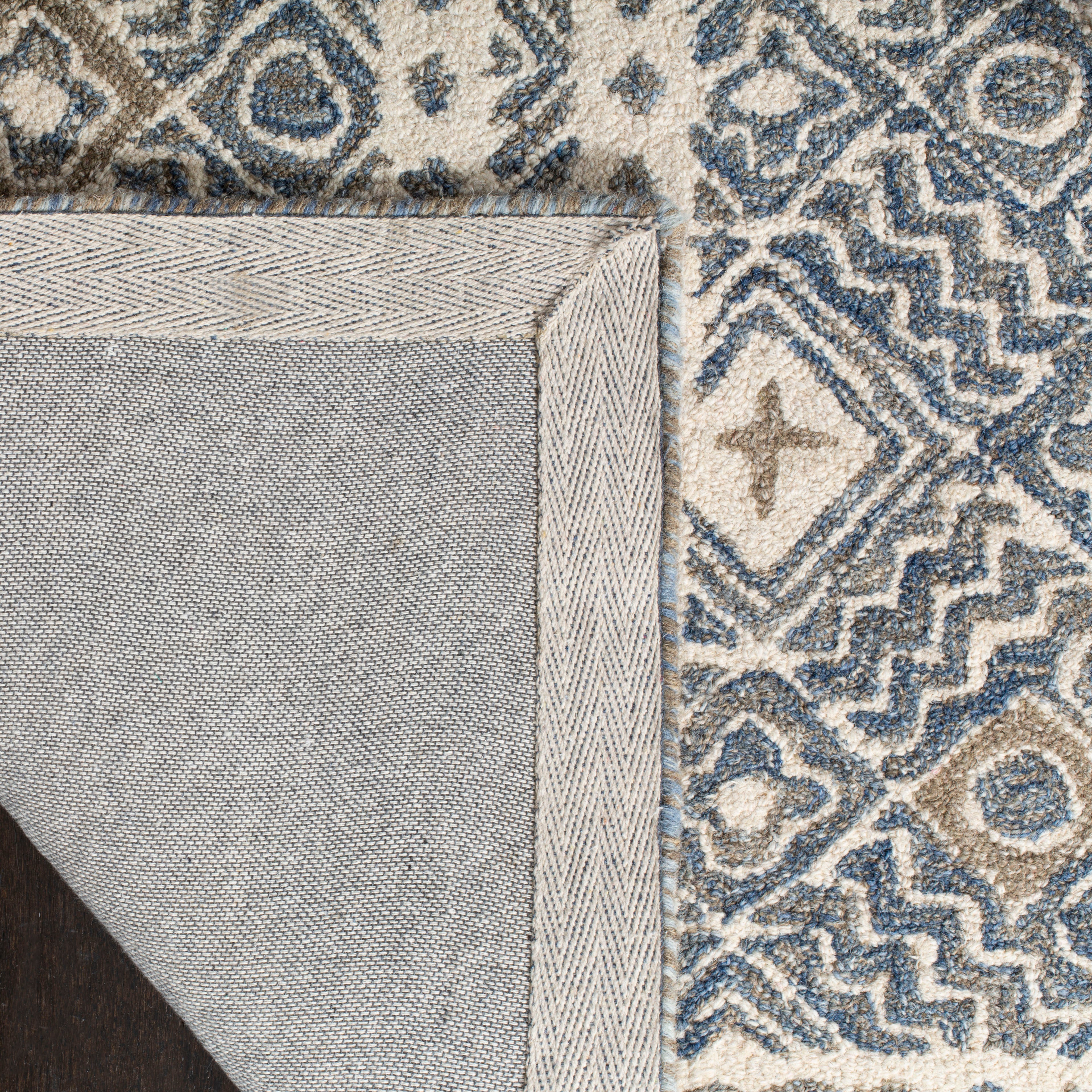 BLUE / IVORY