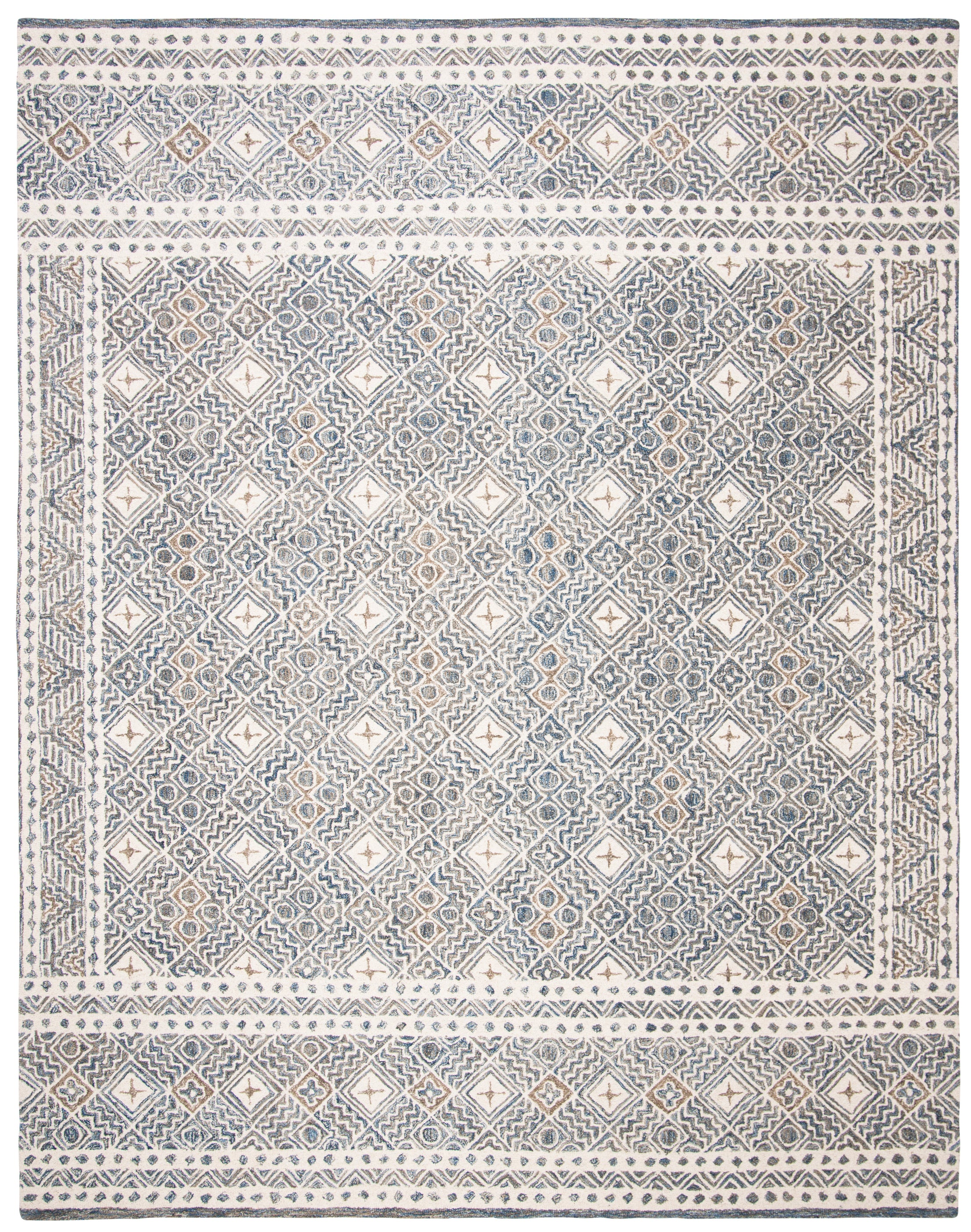 BLUE / IVORY