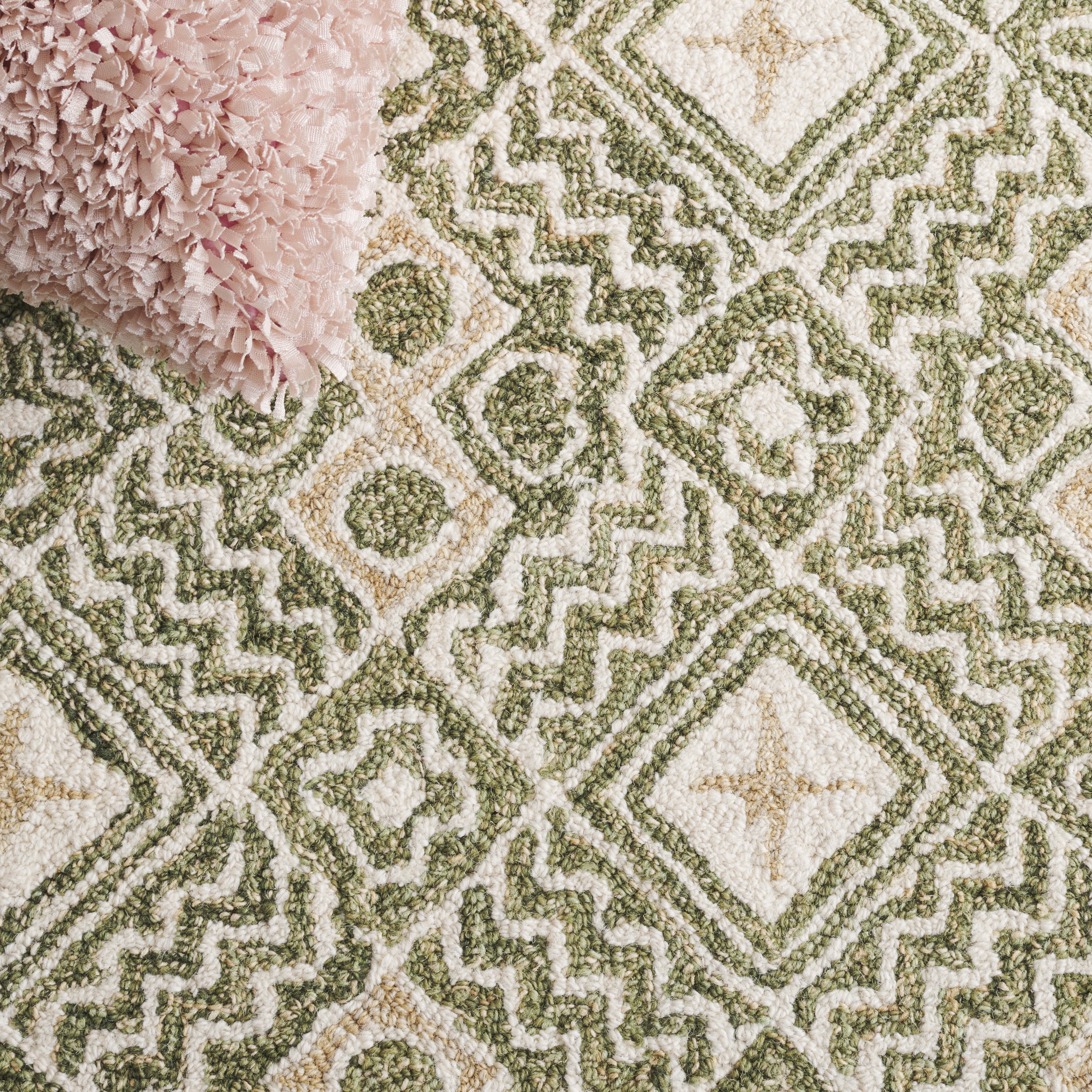 GREEN / IVORY