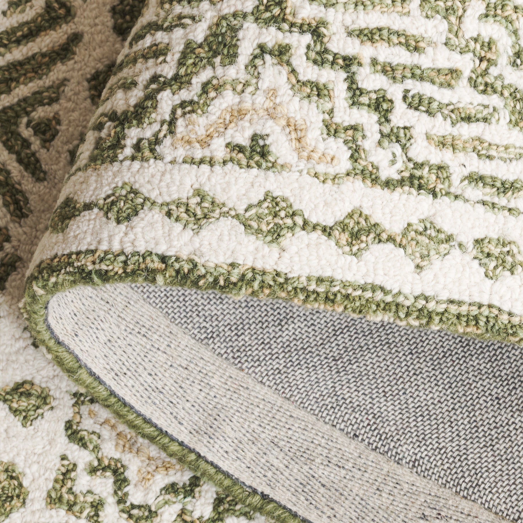 GREEN / IVORY
