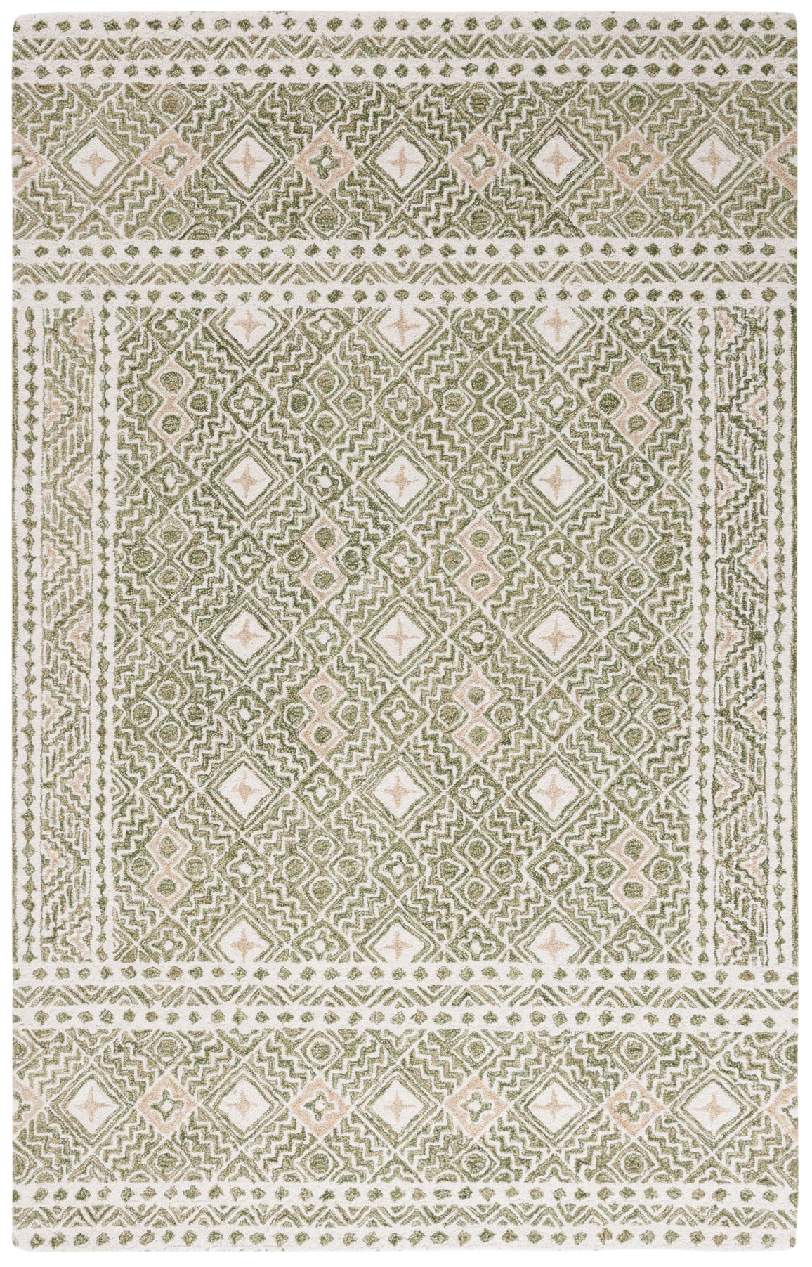 GREEN / IVORY