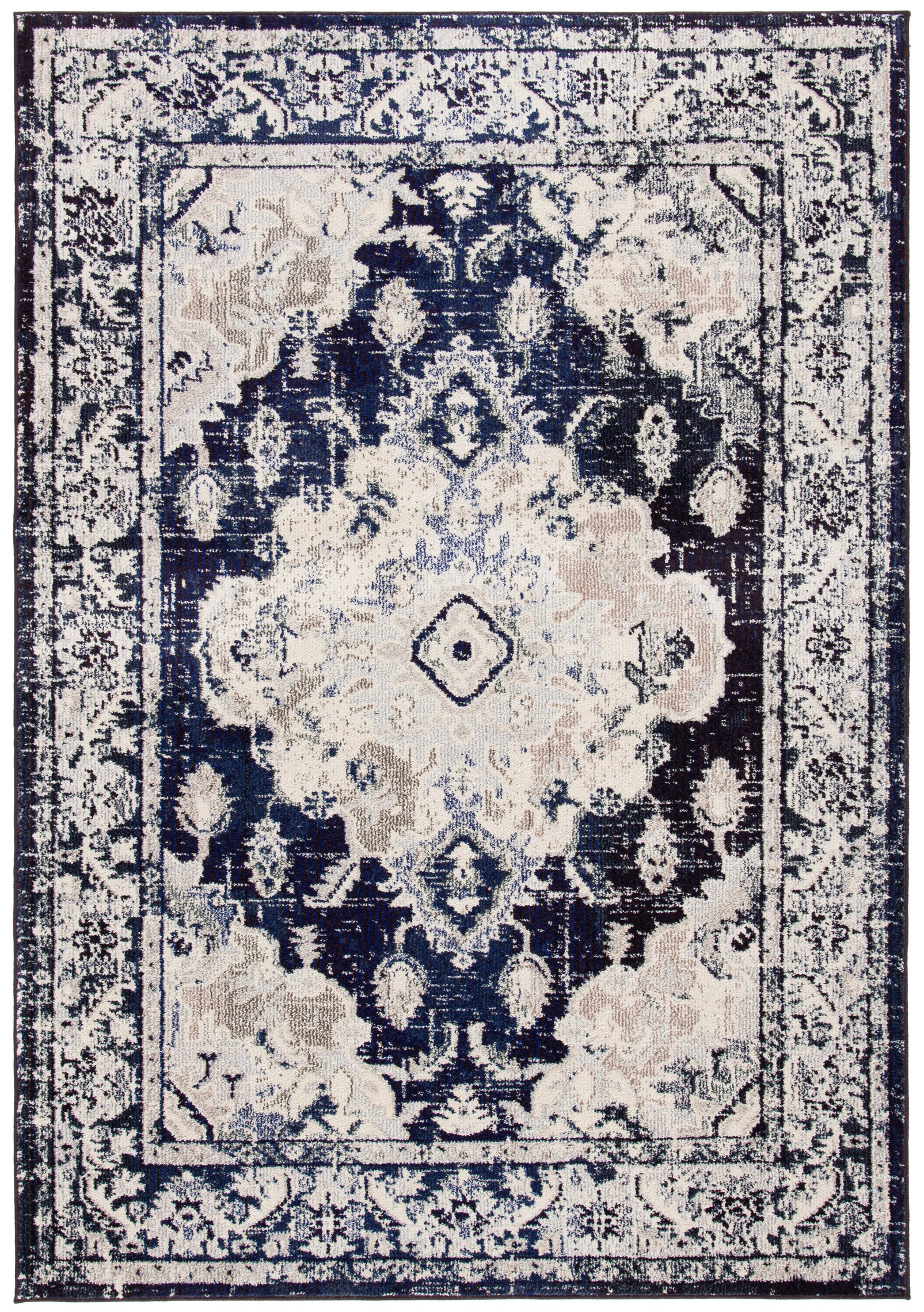 IVORY / NAVY
