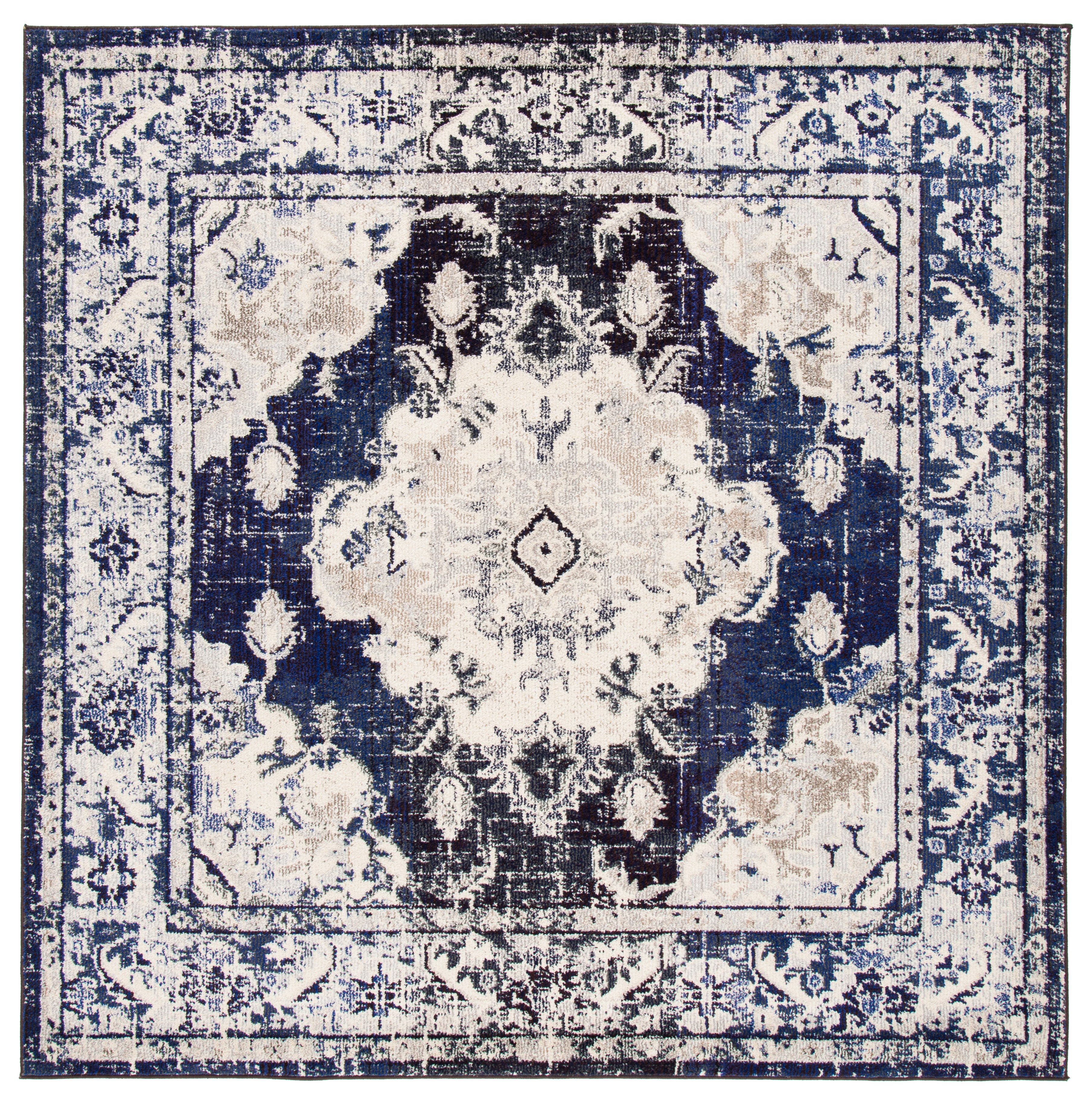 IVORY / NAVY