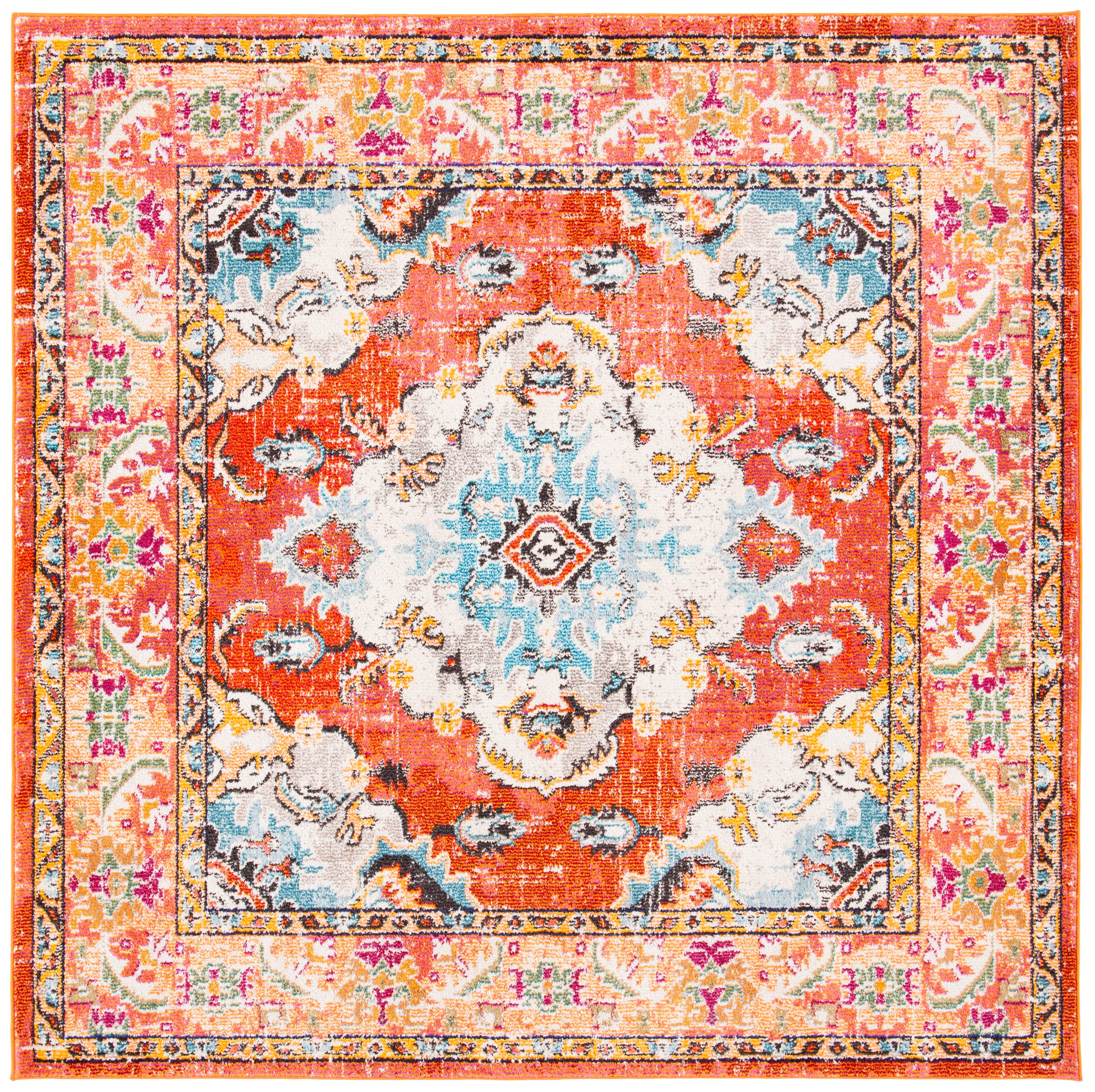 ORANGE / LIGHT BLUE