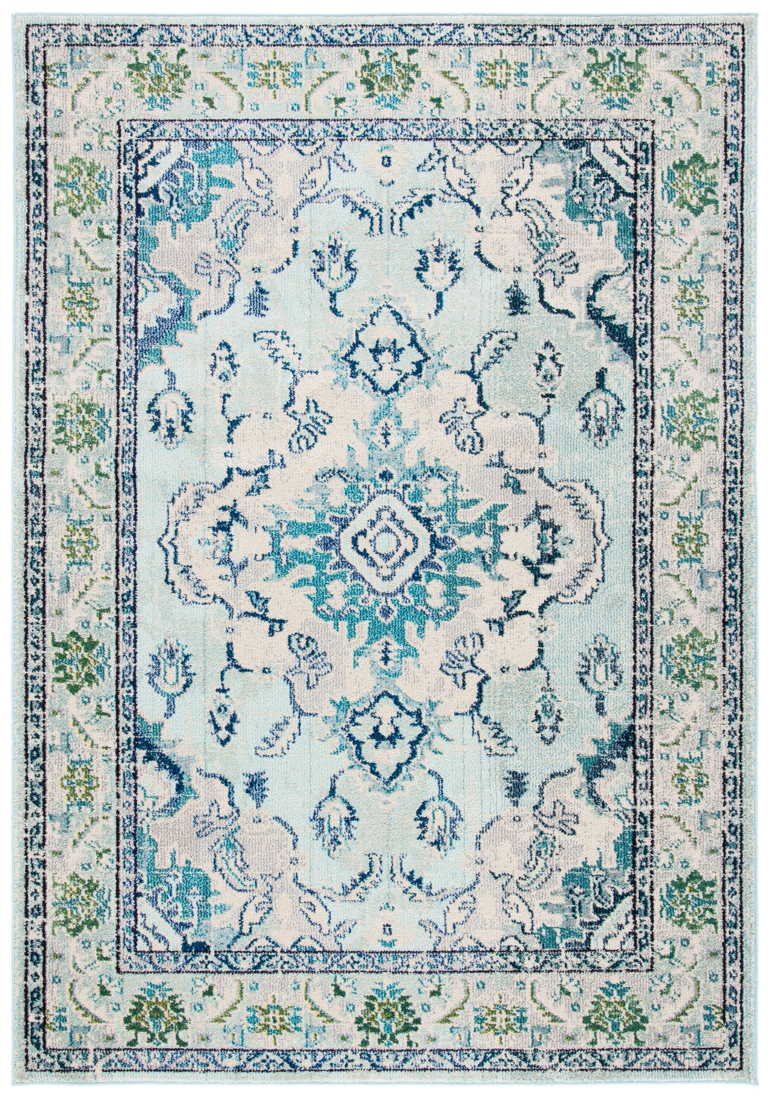 LIGHT BLUE / IVORY