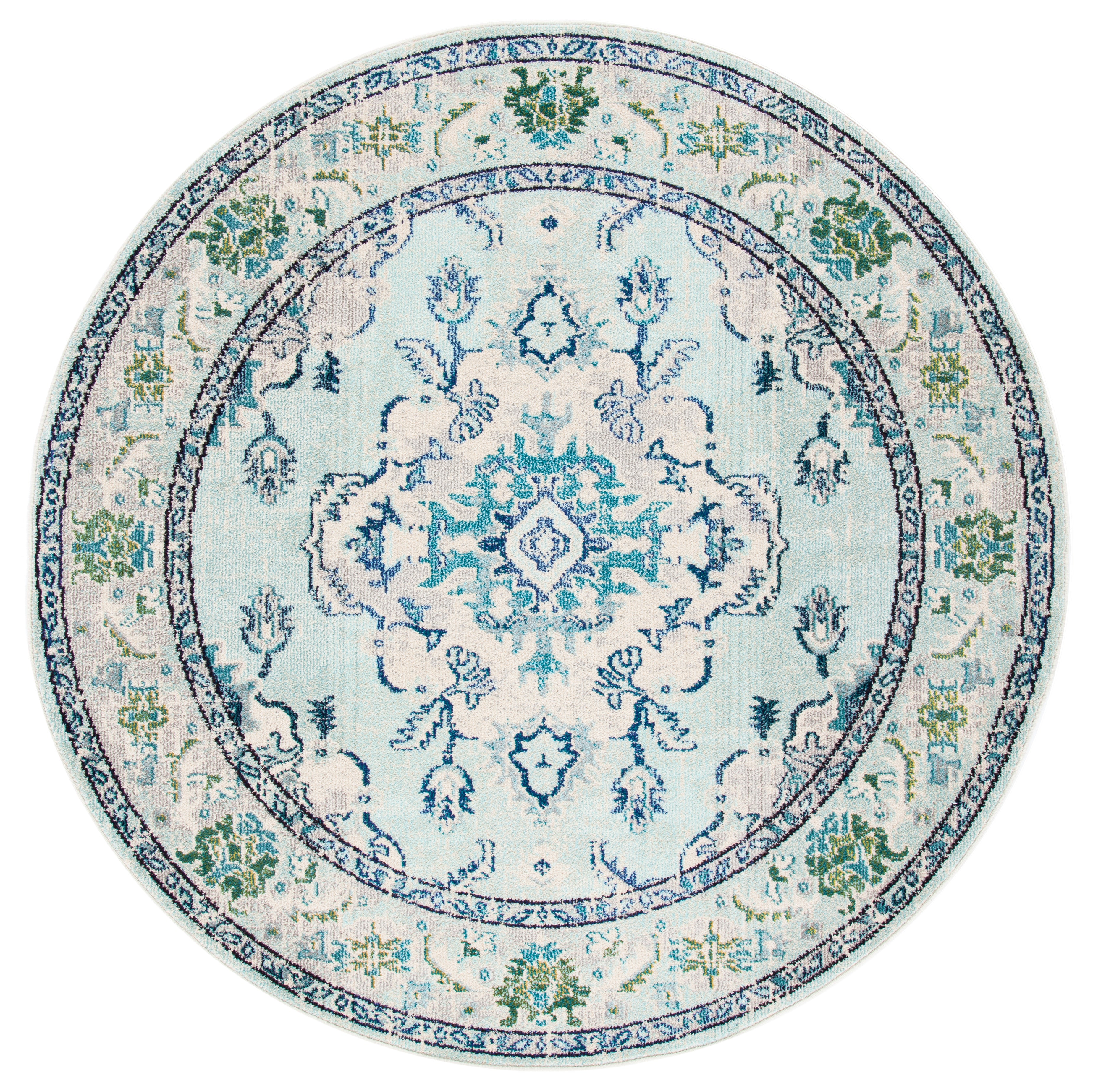 LIGHT BLUE / IVORY