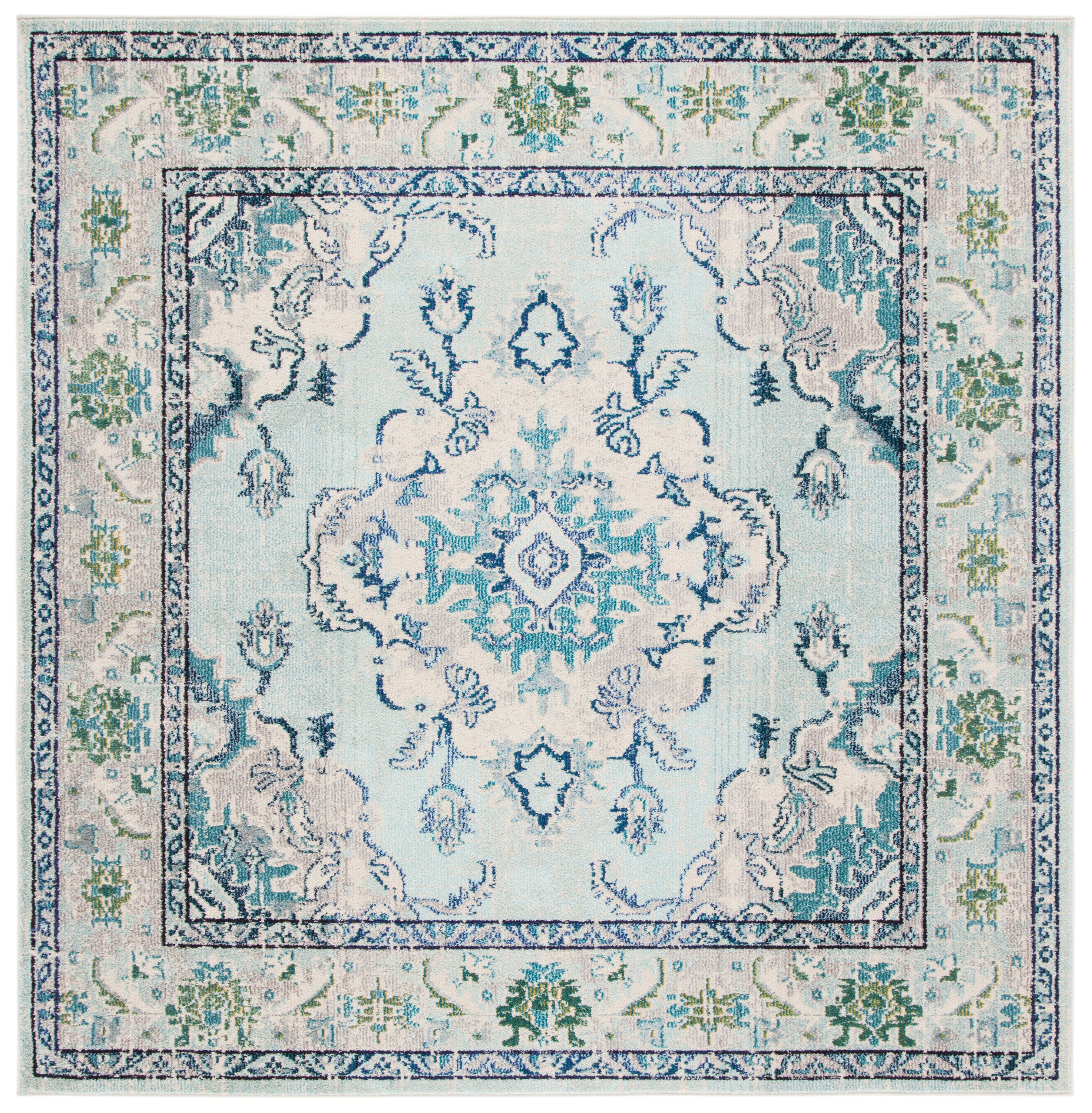 LIGHT BLUE / IVORY