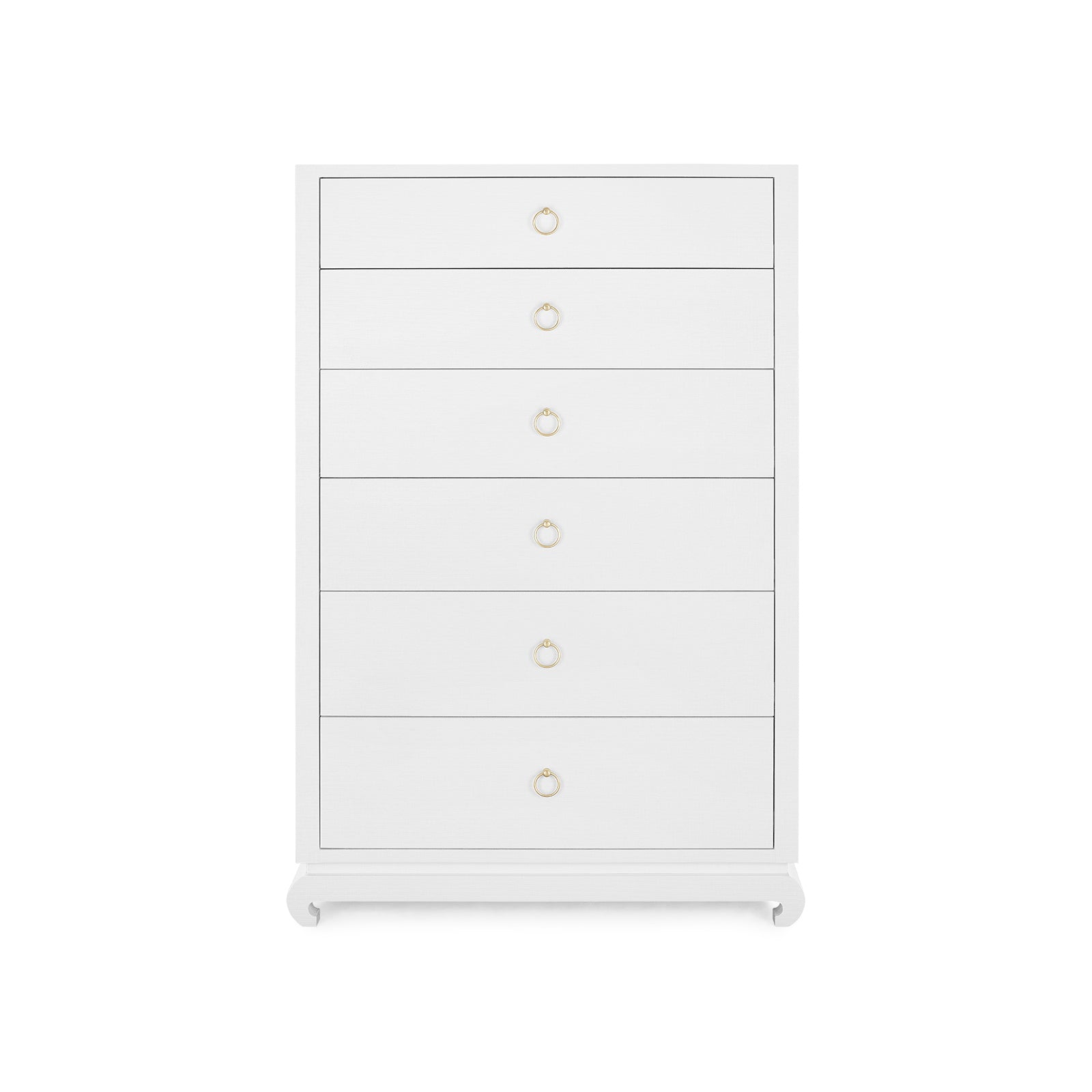 Villa & House - Ming Tall 6-Drawer - Chiffon White - MNG-275-59