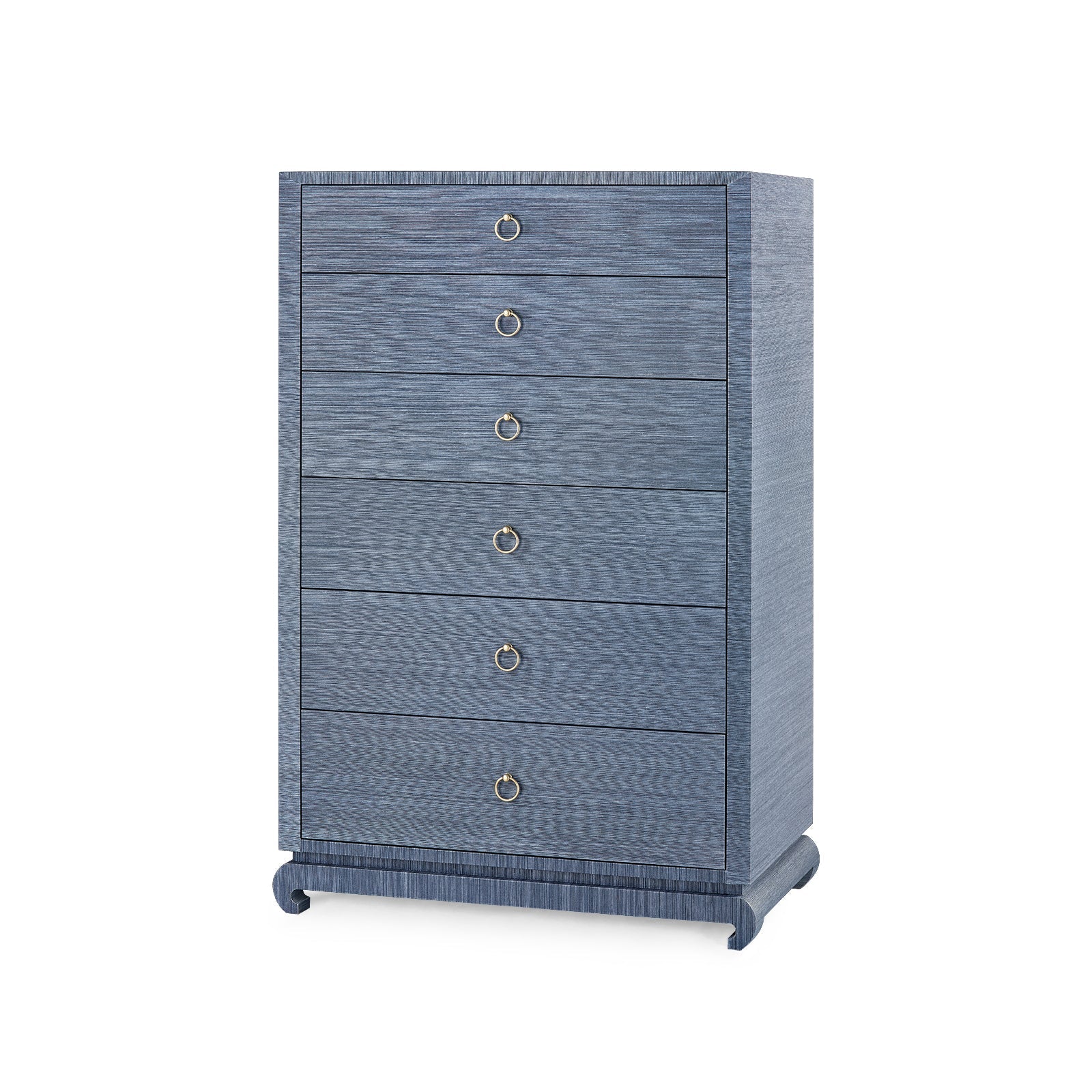 Villa & House - Ming Tall 6-Drawer - Navy Blue - MNG-275-68