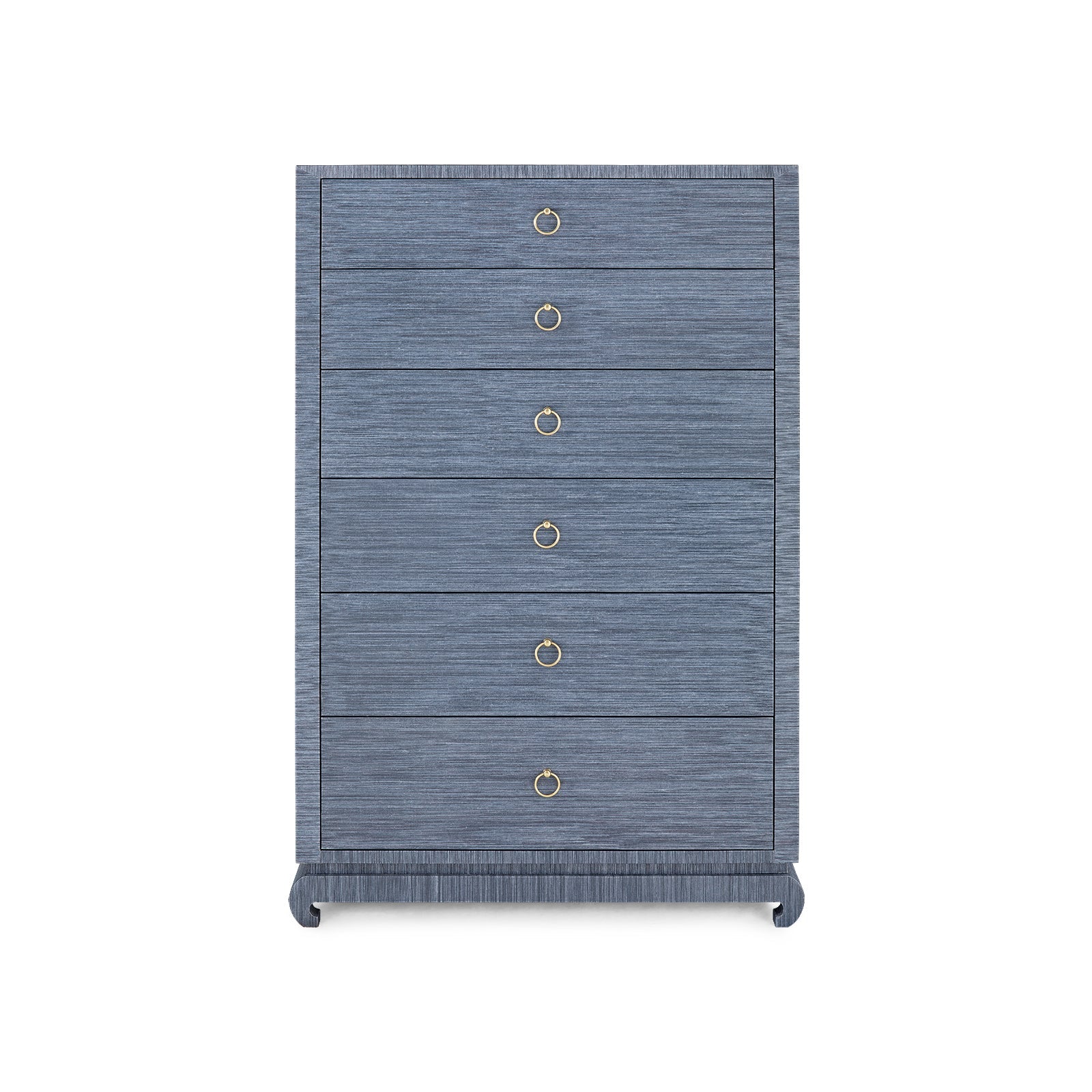 Villa & House - Ming Tall 6-Drawer - Navy Blue - MNG-275-68