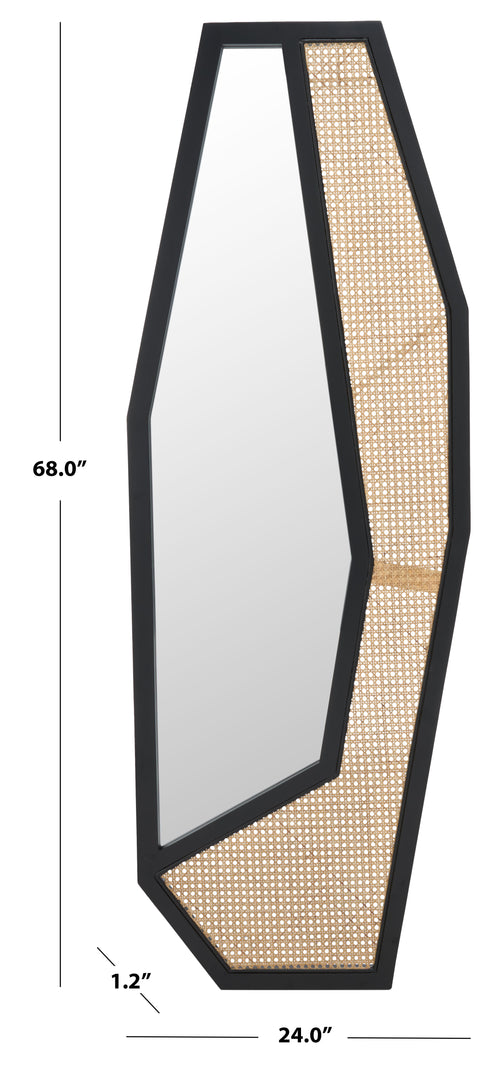 Safavieh Jalen Mirror , MRR2018 - Black