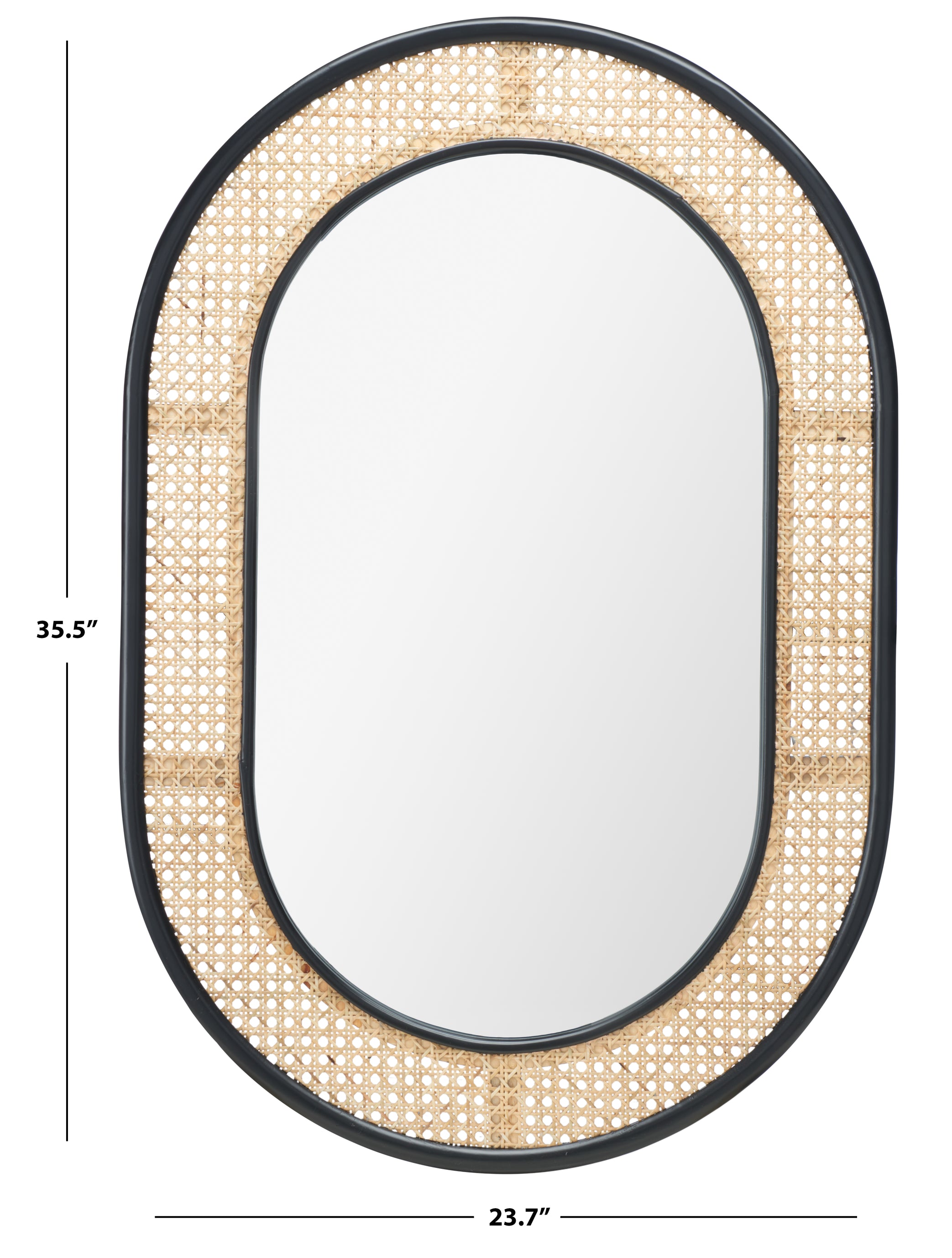 Safavieh Cayce Mirror , MRR2020 - Black