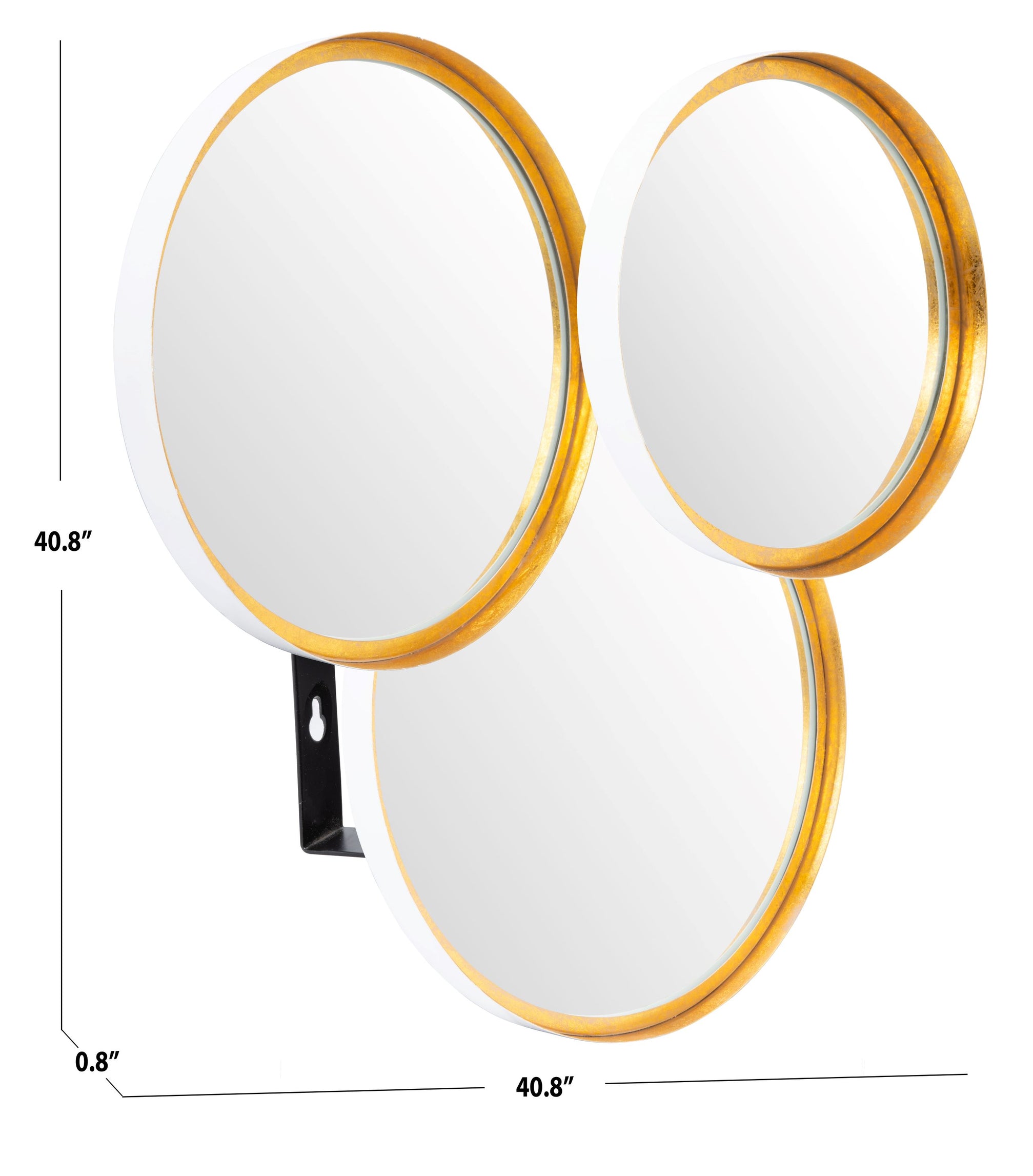 Safavieh Loni Mirror , MRR3002 - Gold Foil/white