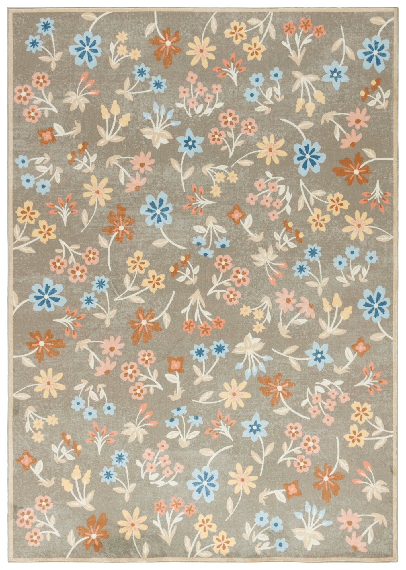 Dark Beige / Light Blue