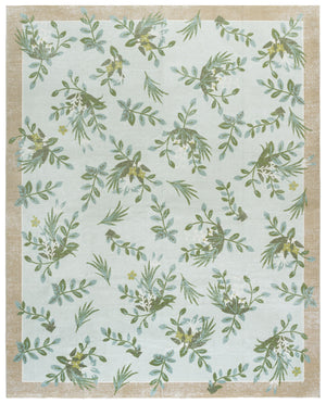 Martha Stewart Floral Machine Washable 193 Rug, MSRW193
