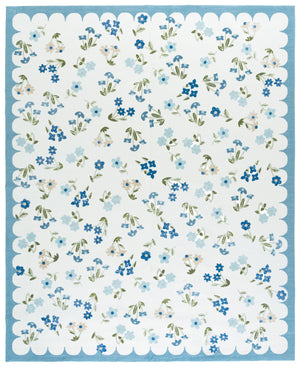Martha Stewart Floral Machine Washable 198 Rug, MSRW198
