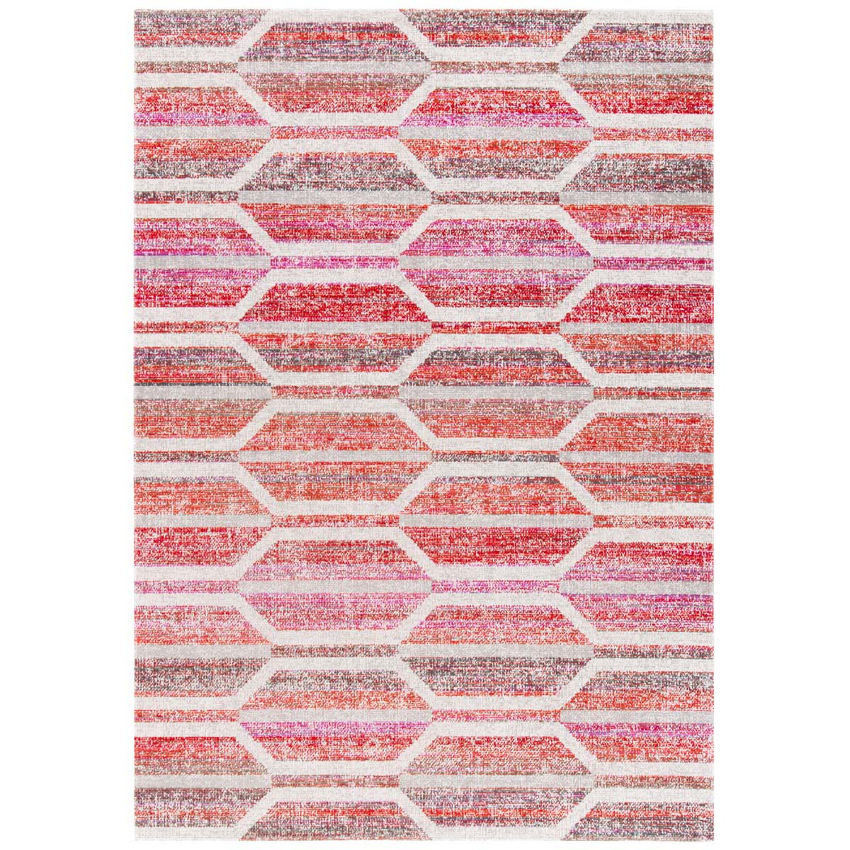 Safavieh Montage 481 Rug, MTG481 - Red / Ivory