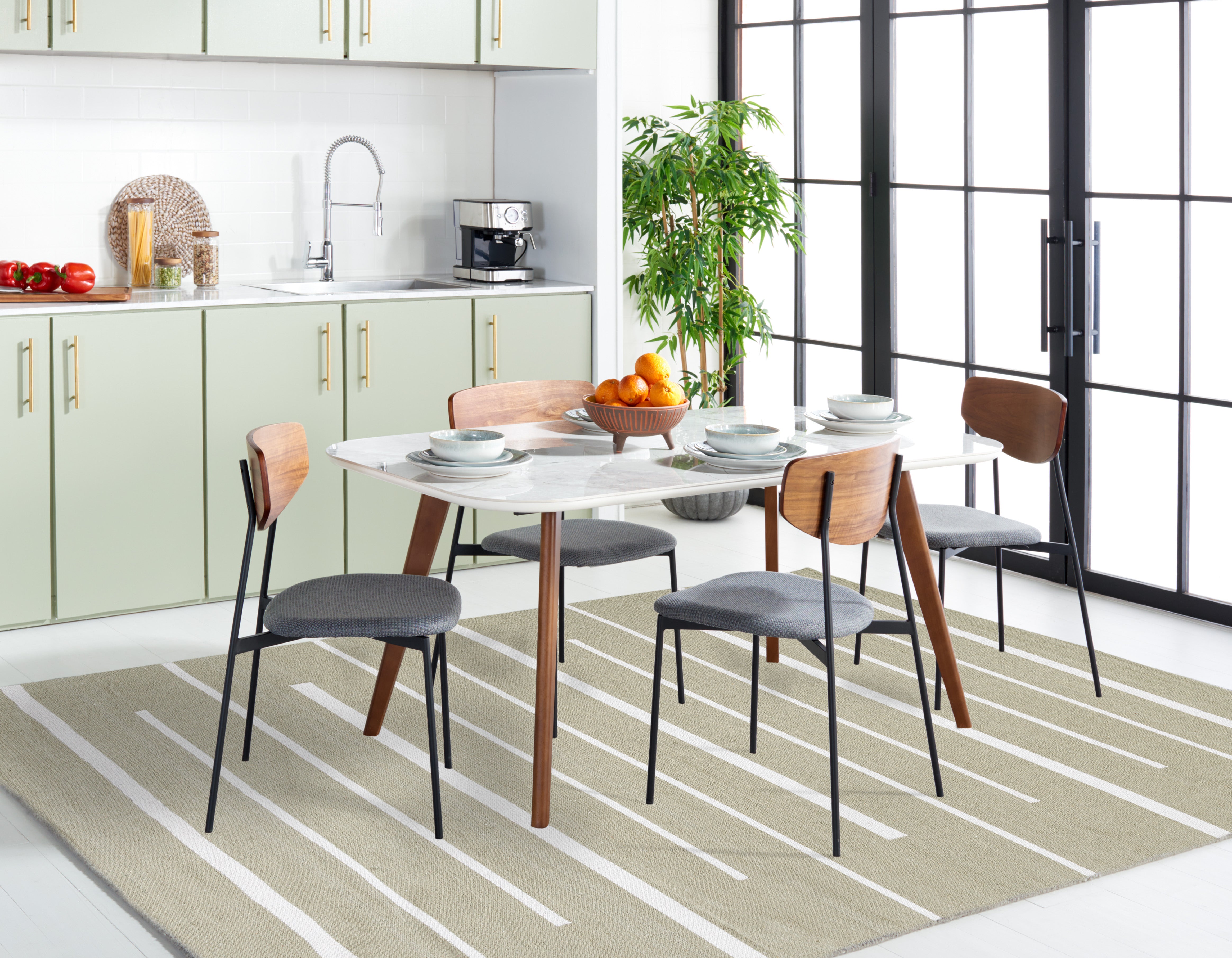 MONTAUK 311 – LIGHT GREEN / IVORY