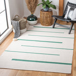 MONTAUK 311 – IVORY / DARK GREEN