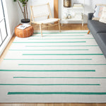 MONTAUK 311 – IVORY / DARK GREEN