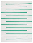 MONTAUK 311 – IVORY / DARK GREEN