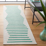 MONTAUK 313 – IVORY / DARK GREEN