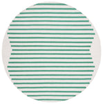 MONTAUK 313 – IVORY / DARK GREEN