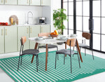MONTAUK 313 – DARK GREEN / IVORY