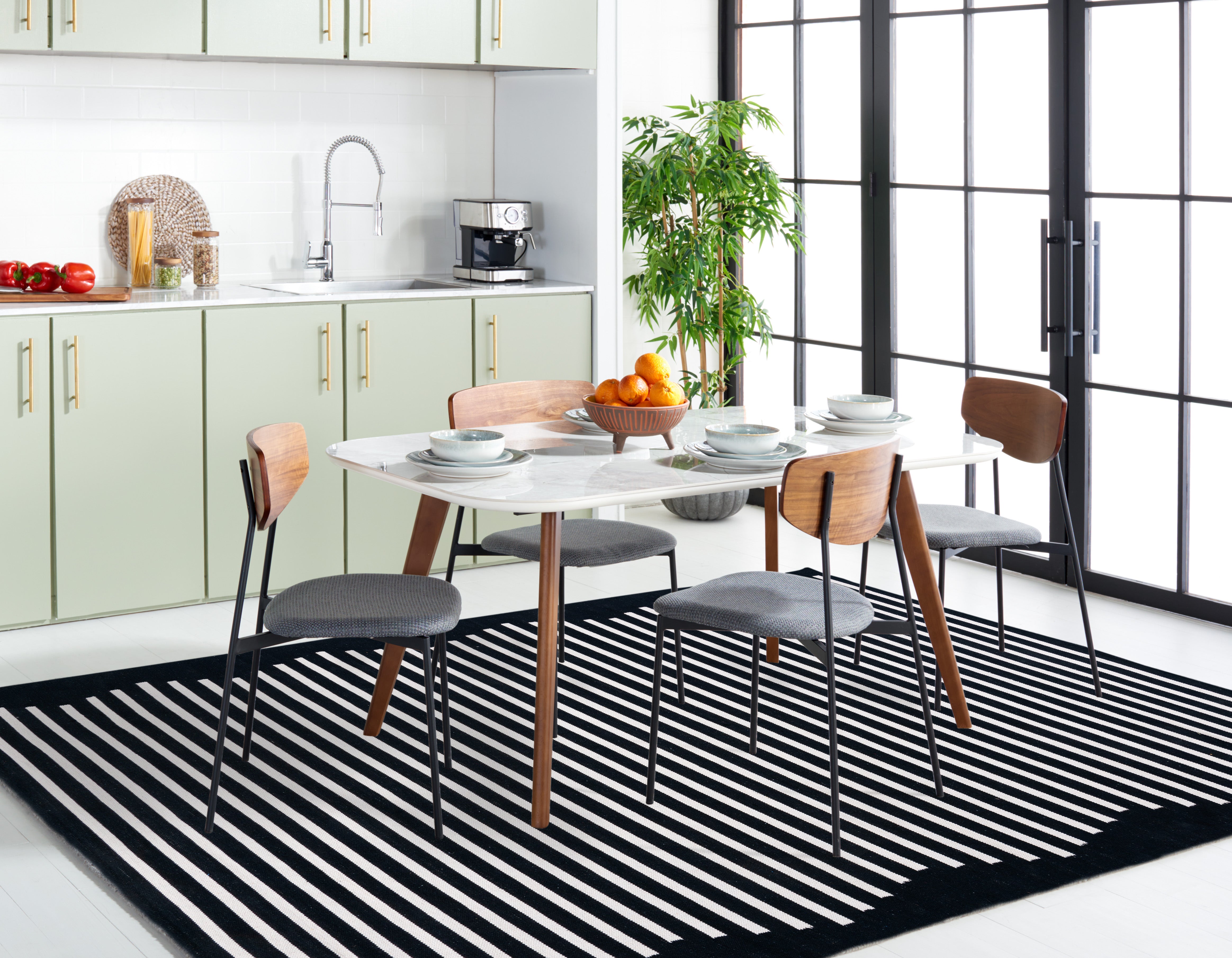 MONTAUK 313 – BLACK / IVORY
