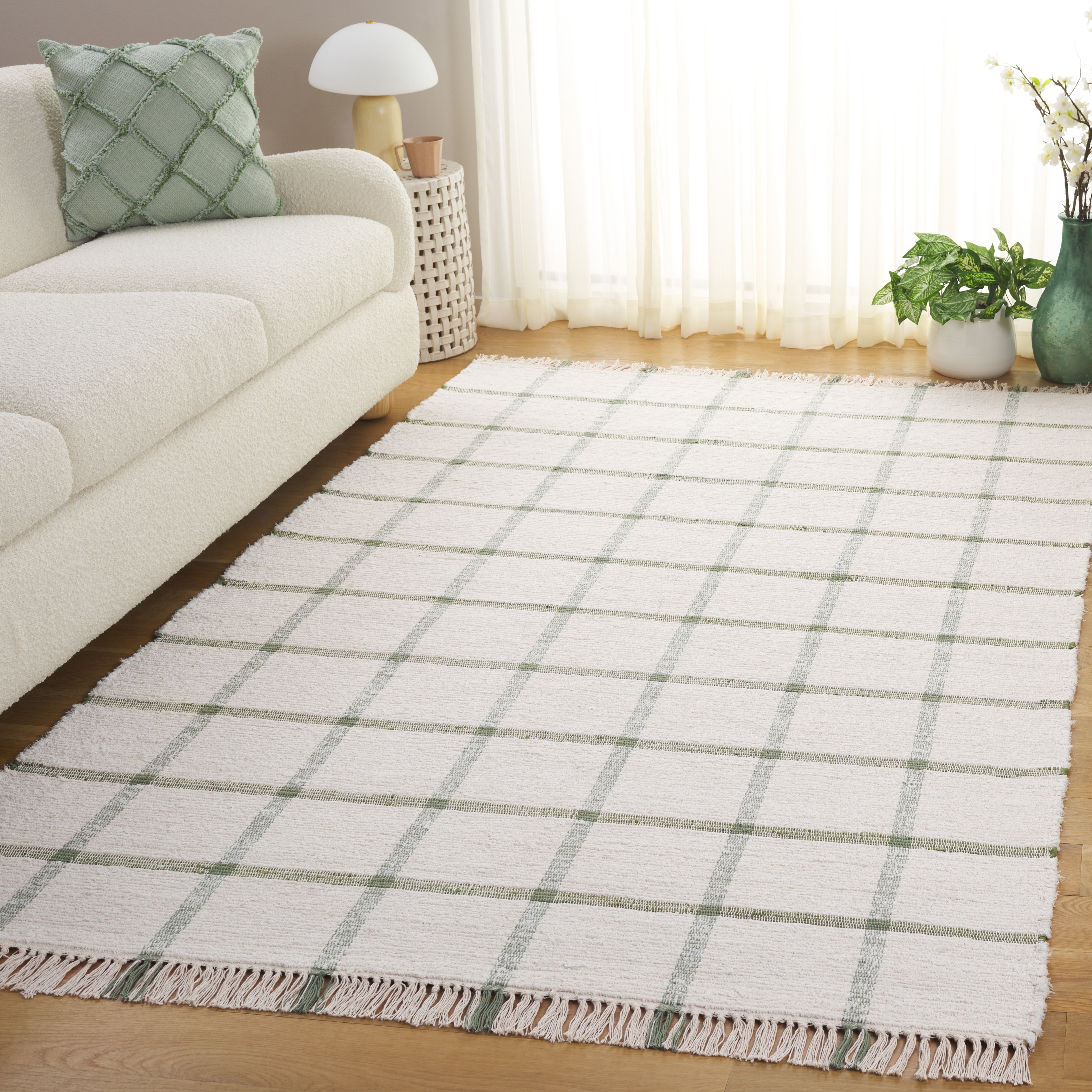 MONTAUK 322 – IVORY / GREEN