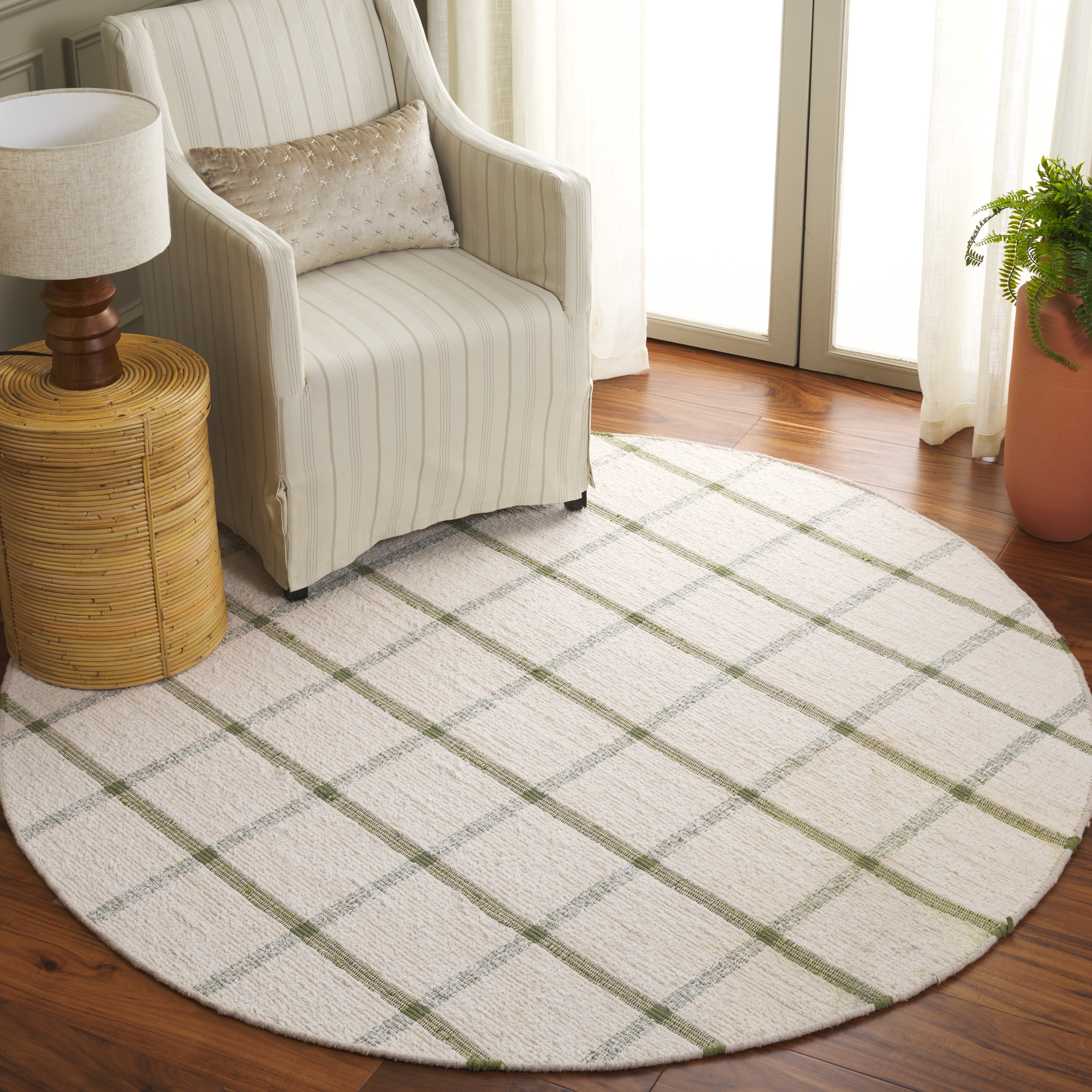 MONTAUK 322 – IVORY / GREEN