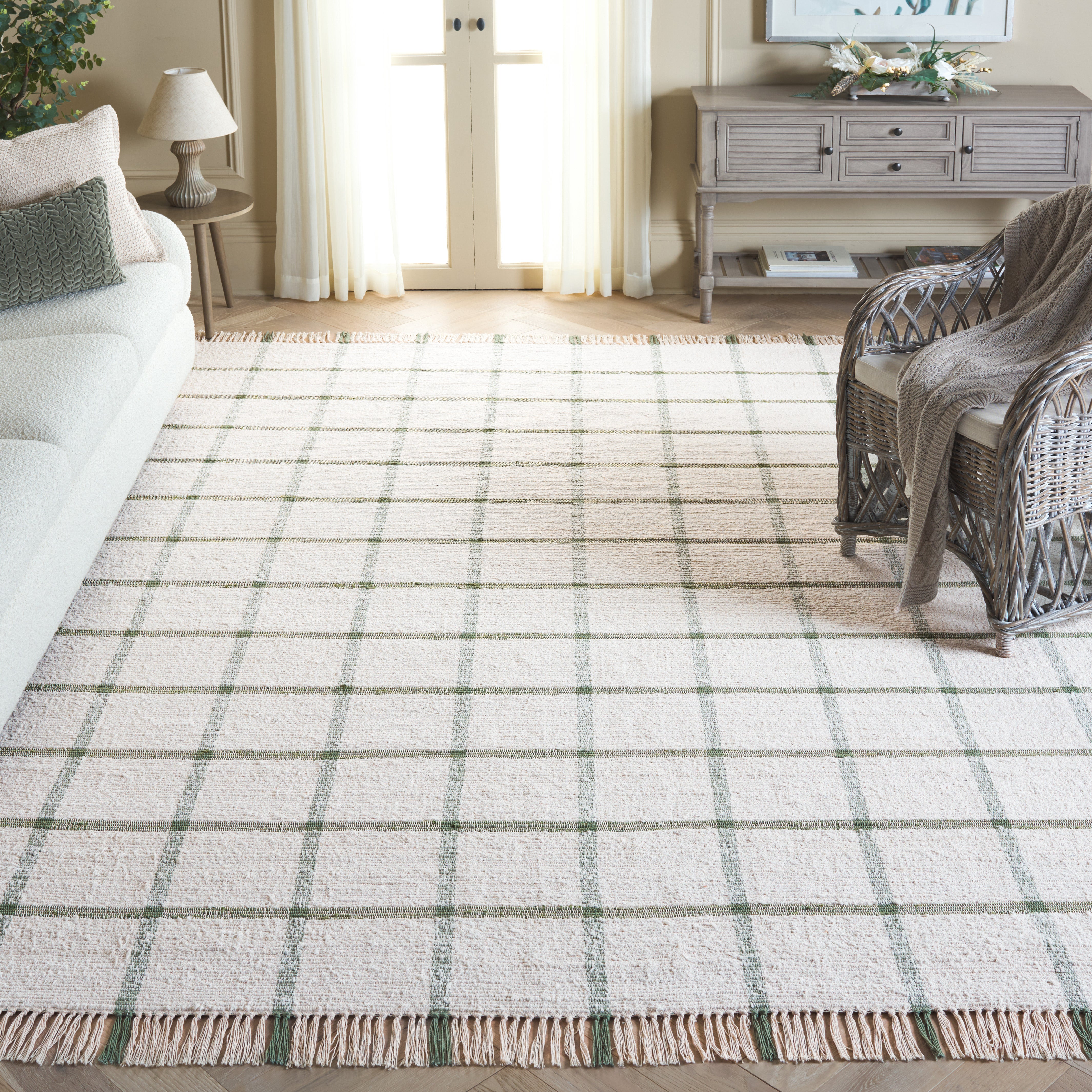 MONTAUK 322 – IVORY / GREEN