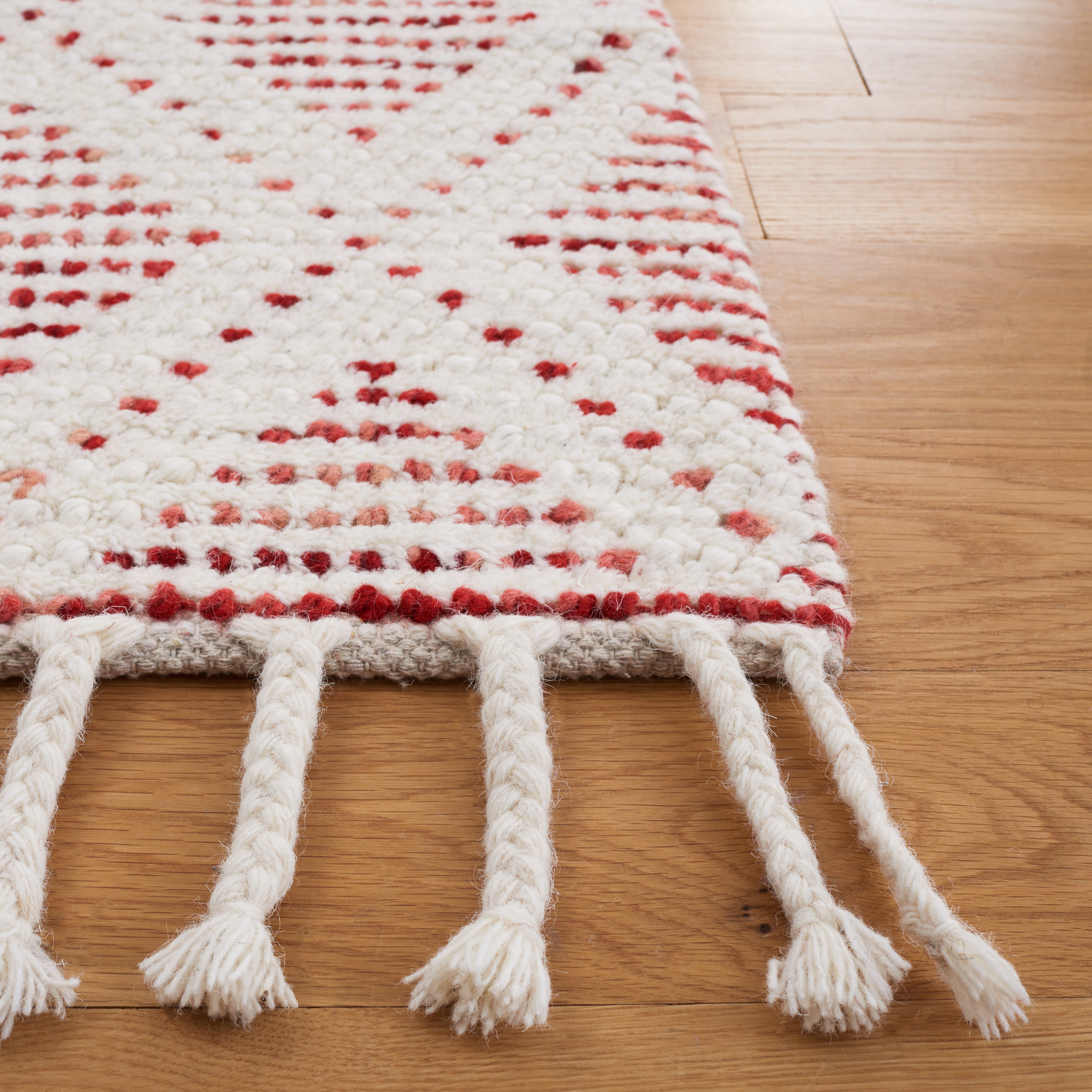 IVORY / RED