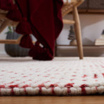 IVORY / RED